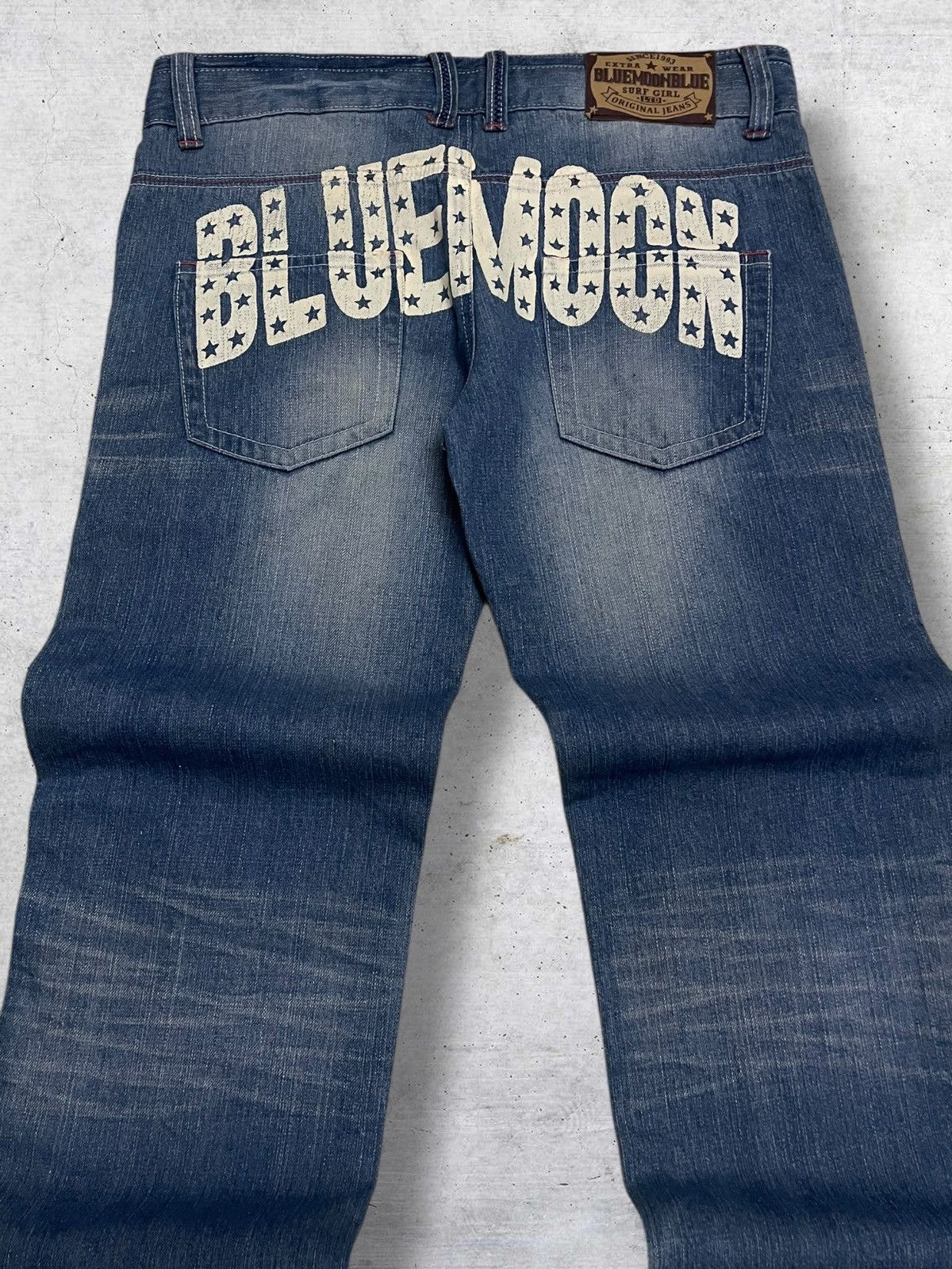 Japanese Brand VINTAGE BLUE MOON BLUE OG JAPAN DESIGNER STAR USA DENIM 90S Size US 32 / EU 48 - 13 Thumbnail
