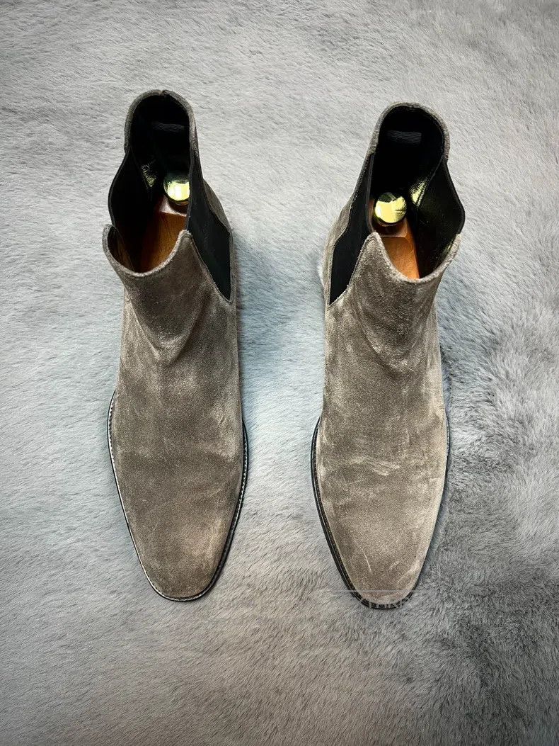Saint Laurent Paris Saint Laurent Paris Basic Chelsea Boots Size US 10.5 / IT 40.5 - 6 Thumbnail