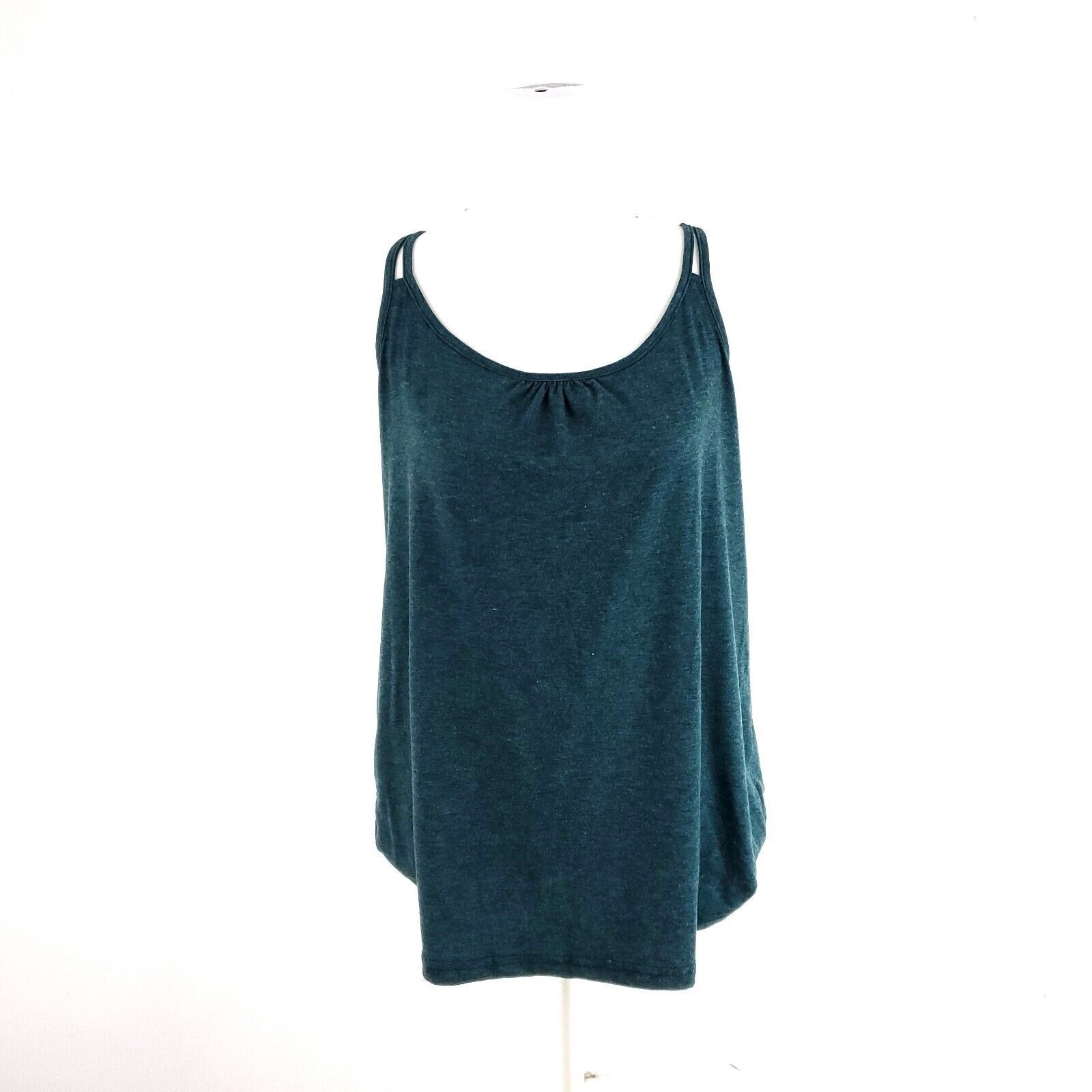 Designer Hibelle Large Green Tank Top Round Neck Size L / US 10 / IT 46 - 1 Thumbnail