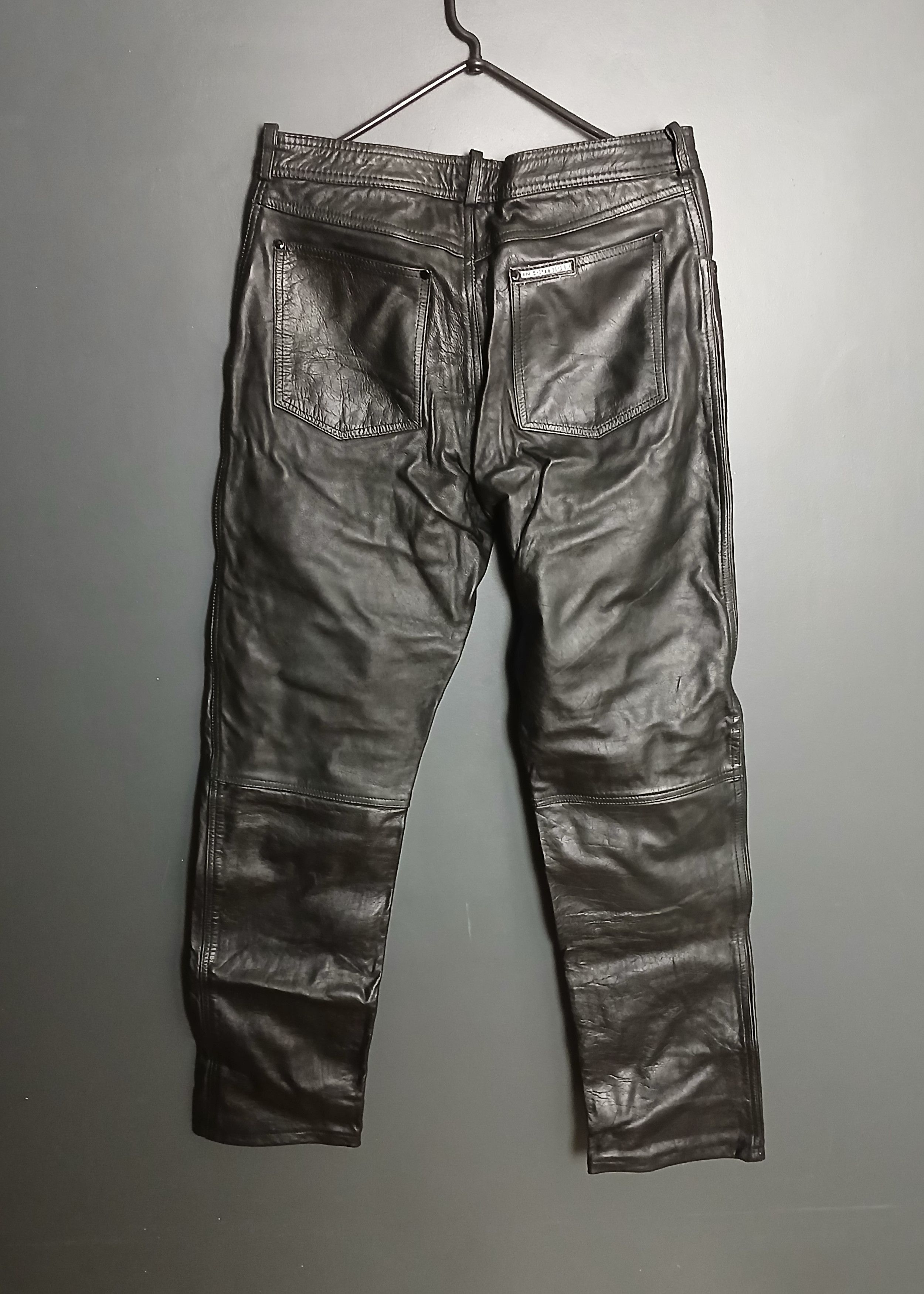 Leather × Vintage Vintage Leather Pants Size US 32 / EU 48 - 2 Thumbnail