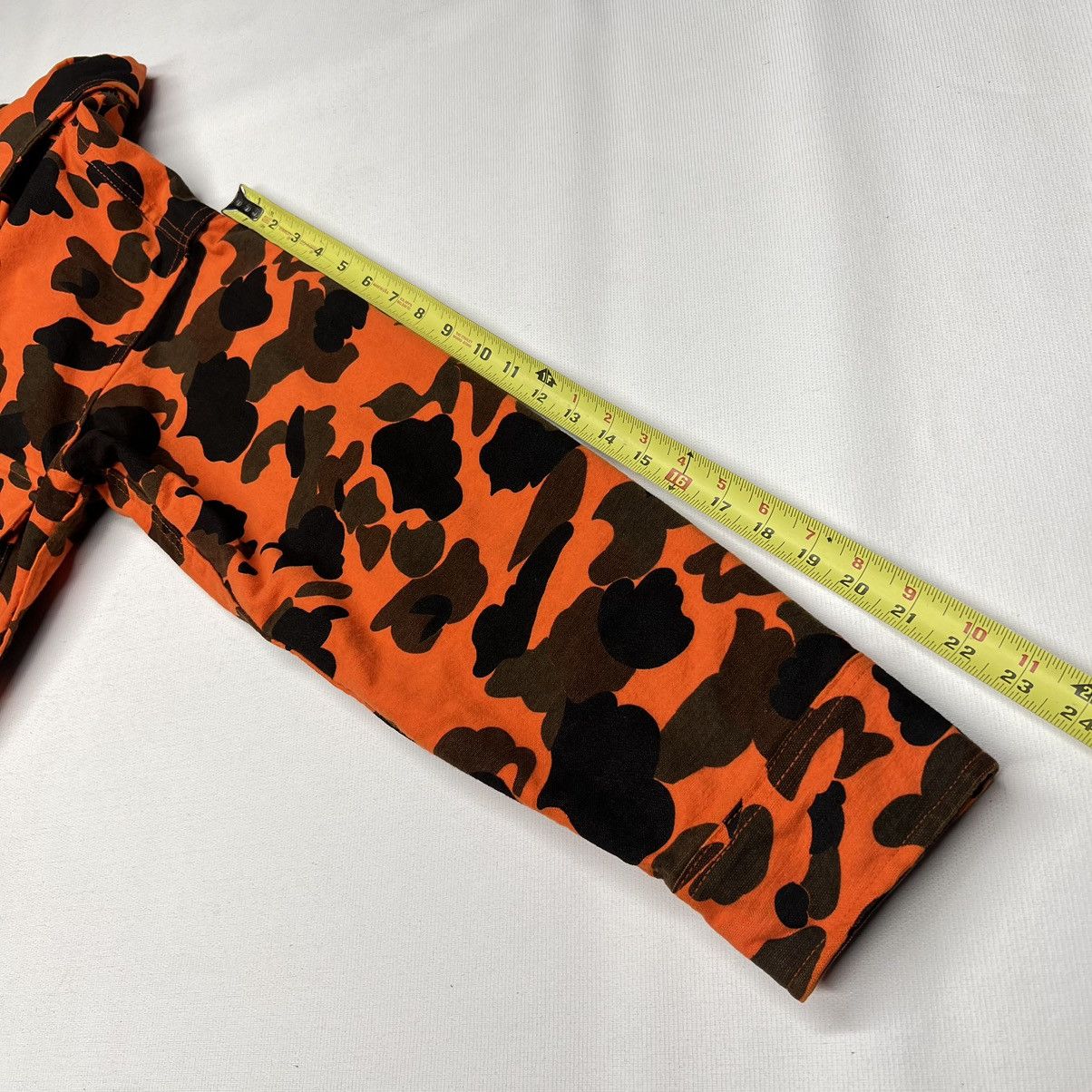 Vintage × Woolrich Woolen Mills VTG Woolrich Shirt Orange Duck Camo Flannel Button Up Size US M / EU 48-50 / 2 - 14 Thumbnail