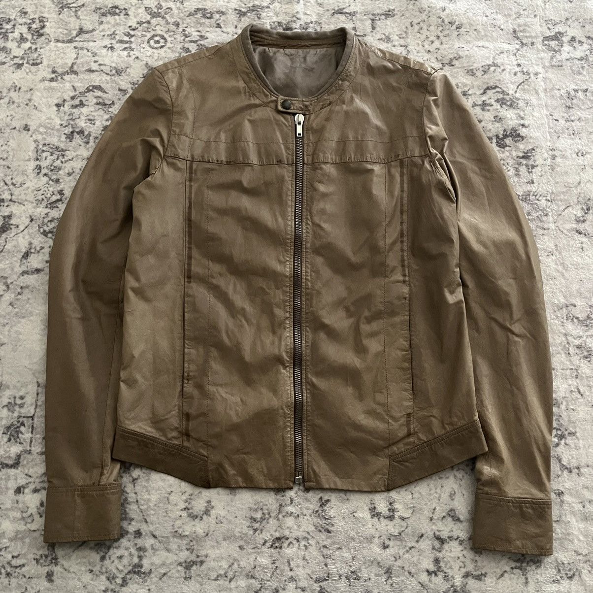 Rick Owens Rick Owens SS04 Kangaroo Leather Bomber Jacket Dust | L Size US L / EU 52-54 / 3 - 1 Thumbnail