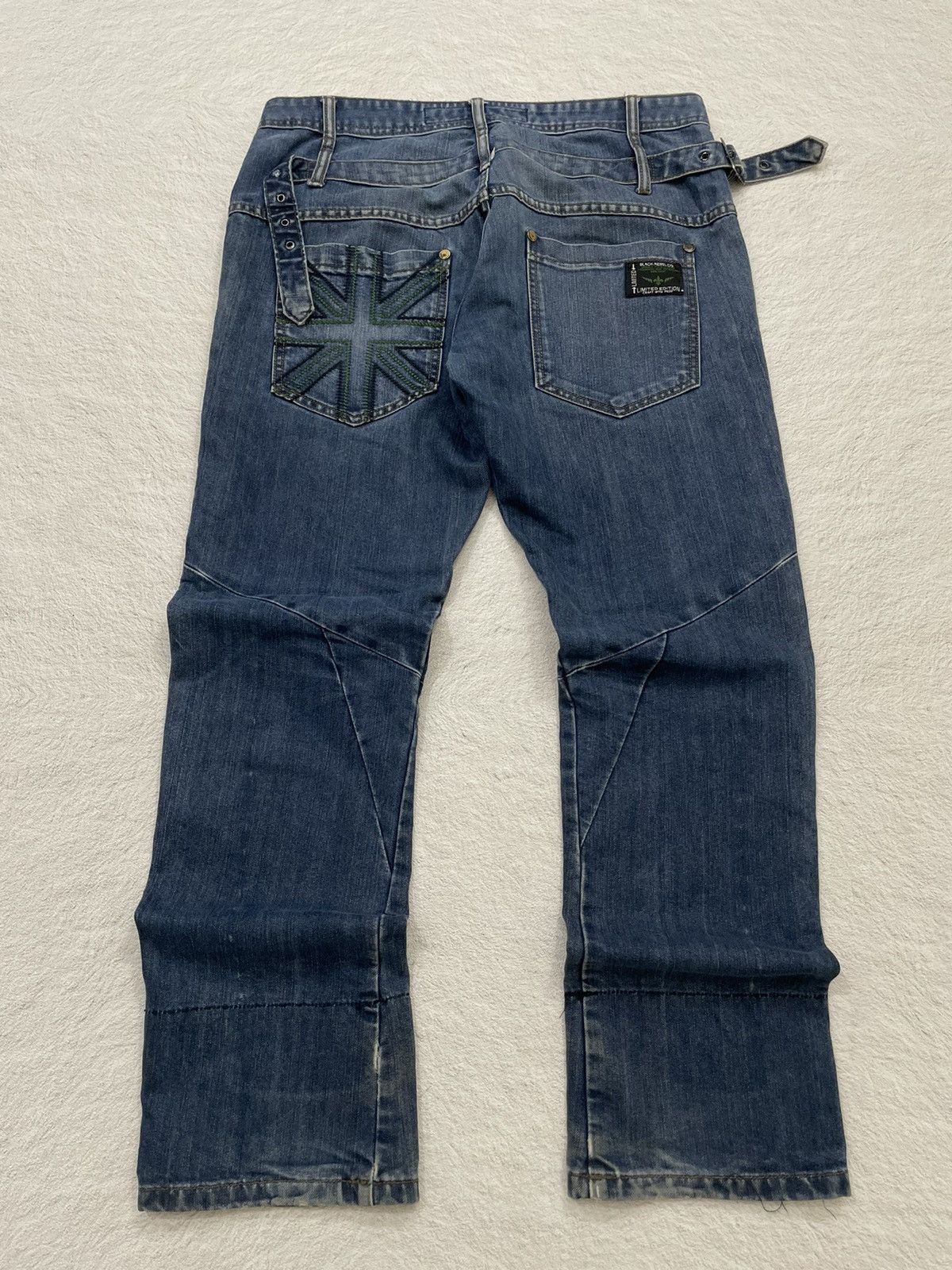 Hysteric Glamour 2000s blacklabel japan double Wasit Denim Wash Size US 34 / EU 50 - 8 Thumbnail
