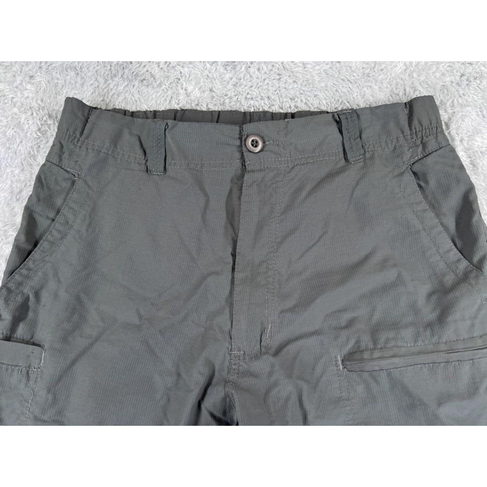 Vintage Stillwater Supply Co Pants Men 30 Gray Convertible Cargo 100% Nylon 34x24 Pants Size US 30 / EU 46 - 4 Thumbnail