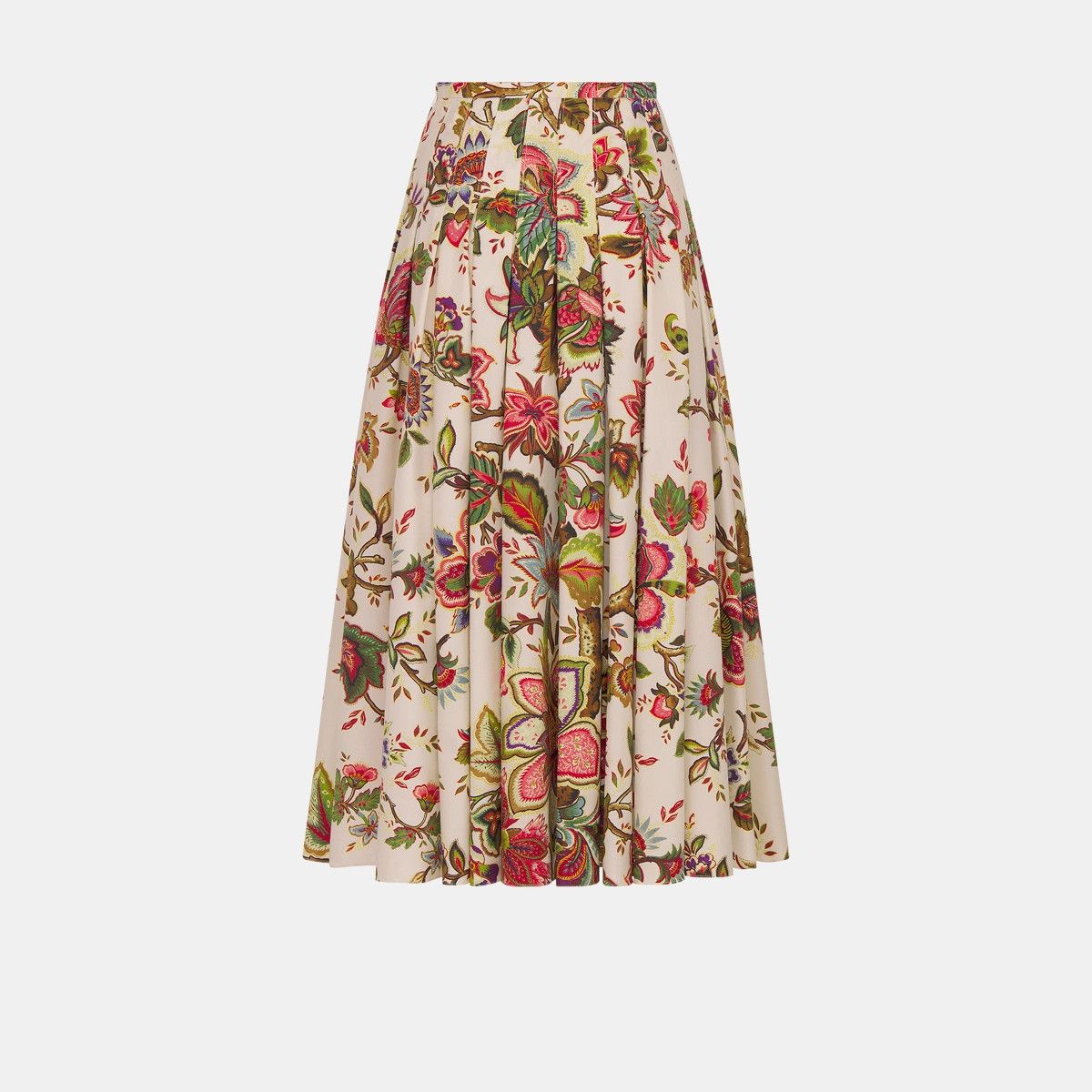 Dior o1bcso1str0225 Mid Length Pleated Skirt in Multicolor Size 30" / US 8 / IT 44 - 2 Thumbnail