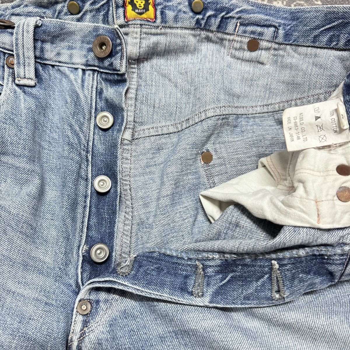 Human Made Human Made Storm Cowboy Denim Selvedge Jeans Size US 30 / EU 46 - 21 Thumbnail