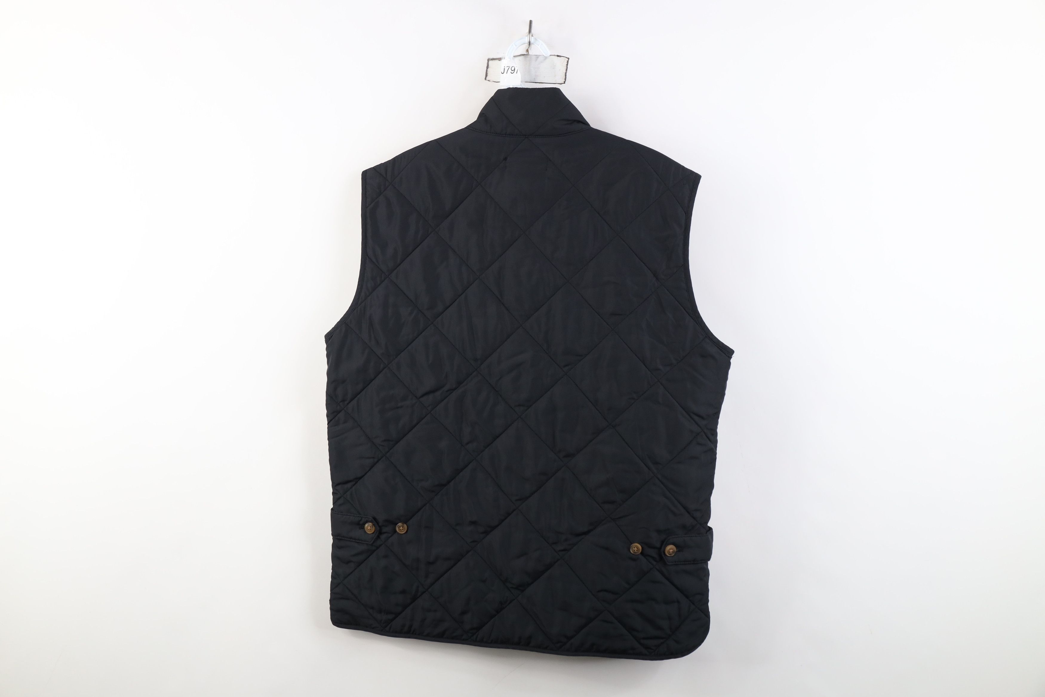 J.Crew J Crew Faded Button Back Quilted Full Zip Vest Jacket Black Size US M / EU 48-50 / 2 - 13 Thumbnail