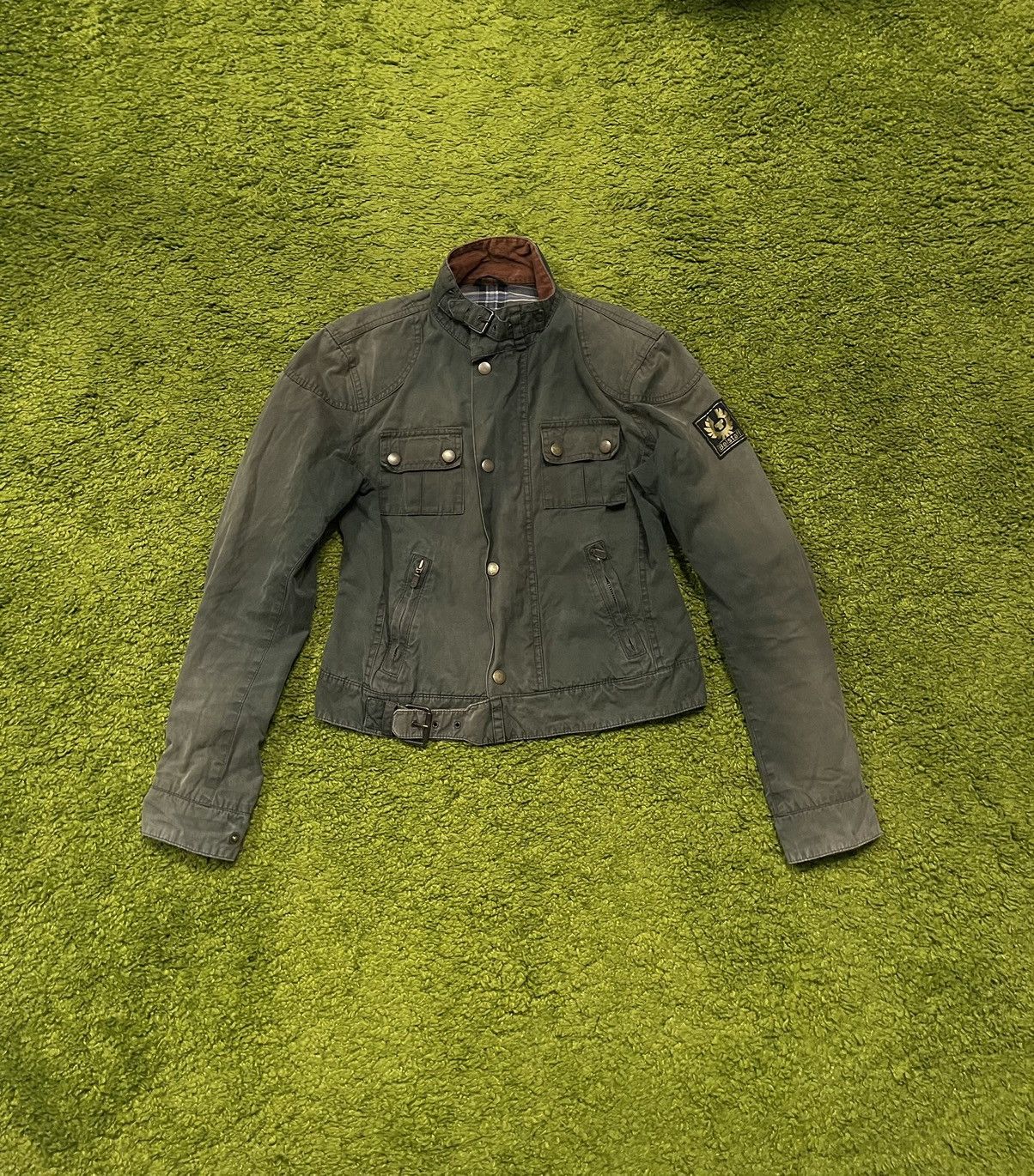 Belstaff 1990s vintage waxed biker jacket