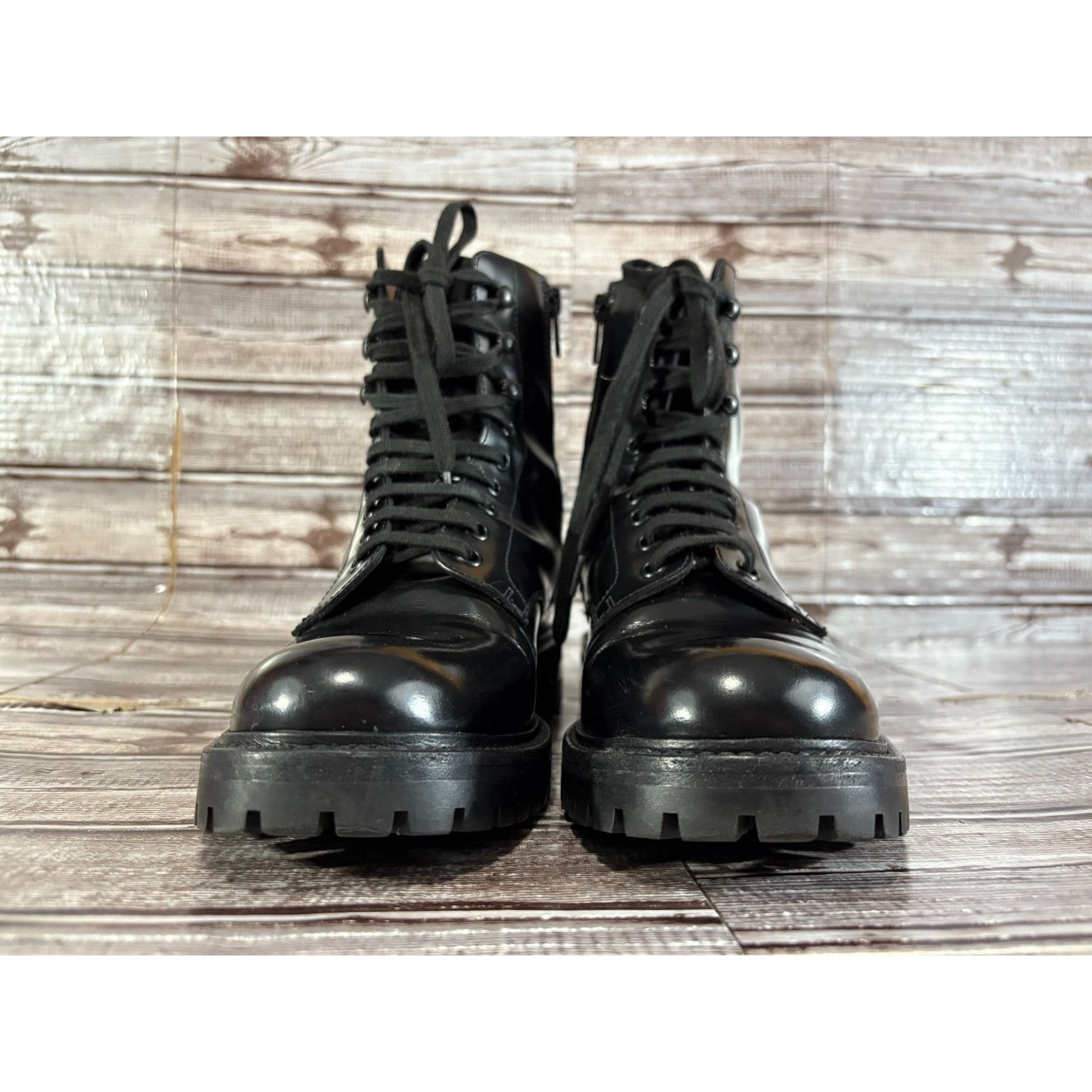 Common Projects Common Projects Combat Leather Boot size 37 UE 7 US color Bl Size US 7 / IT 37 - 2 Thumbnail