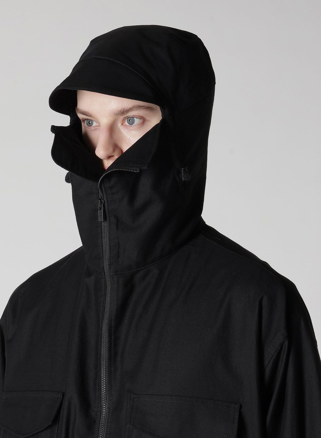 Yohji Yamamoto NWT Yohji Pour Homme AW24 WIDE TWILL BRIM HOOD BLOUSON sz 1 Size US S / EU 44-46 / 1 - 9 Thumbnail