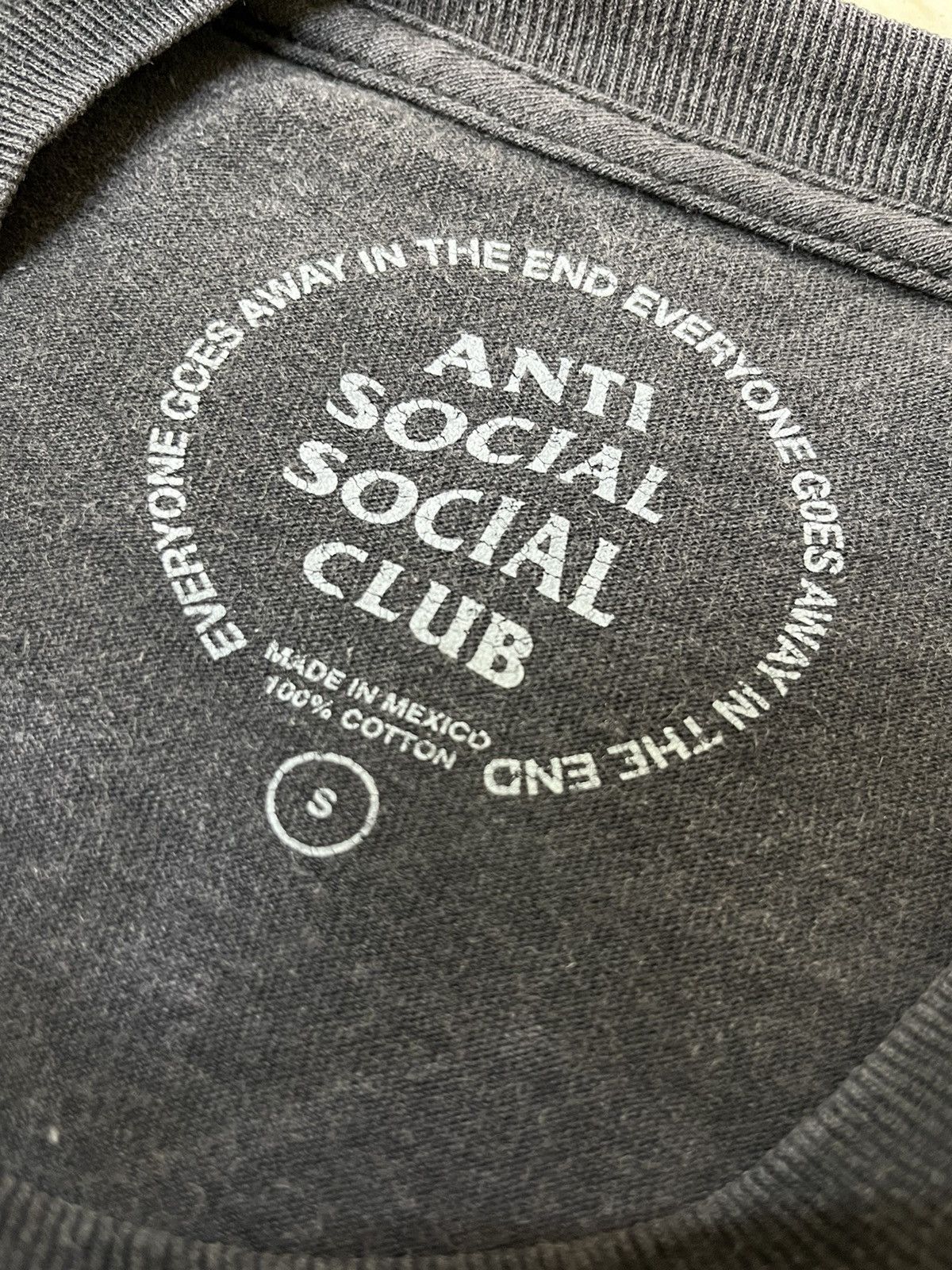 Anti Social Social Club ASSC ANTI SOCIAL SOCIAL CLUB FADED T SHIRT Size US S / EU 44-46 / 1 - 8 Thumbnail