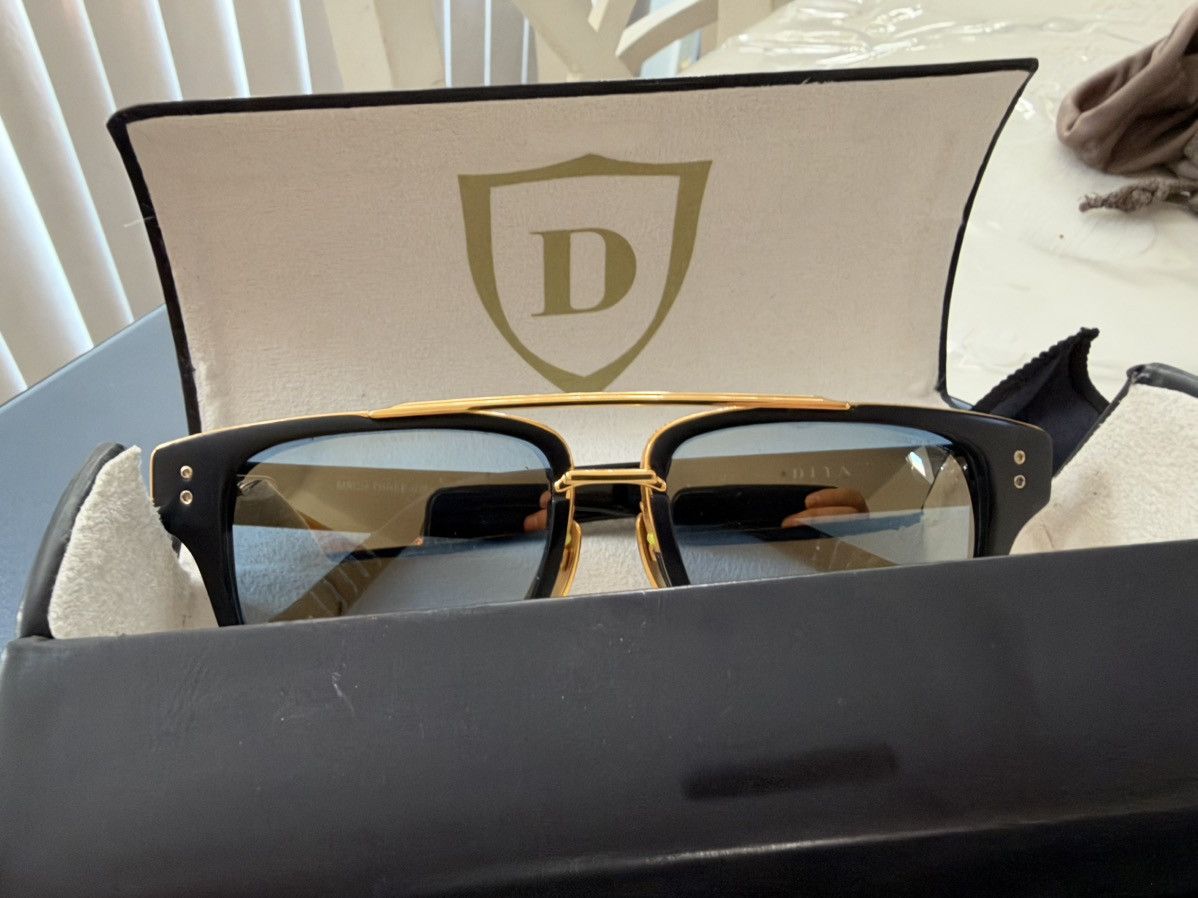 Dita Dita Mach-Three in 18K Gold & Matte Black | Grailed