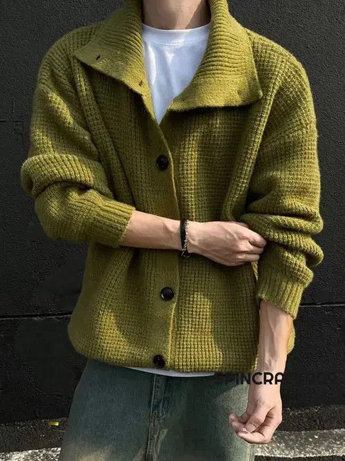 Aran Isles Knitwear Turtle Neck Button Cardigan Sweater Size US M / EU 48-50 / 2 - 1 Thumbnail