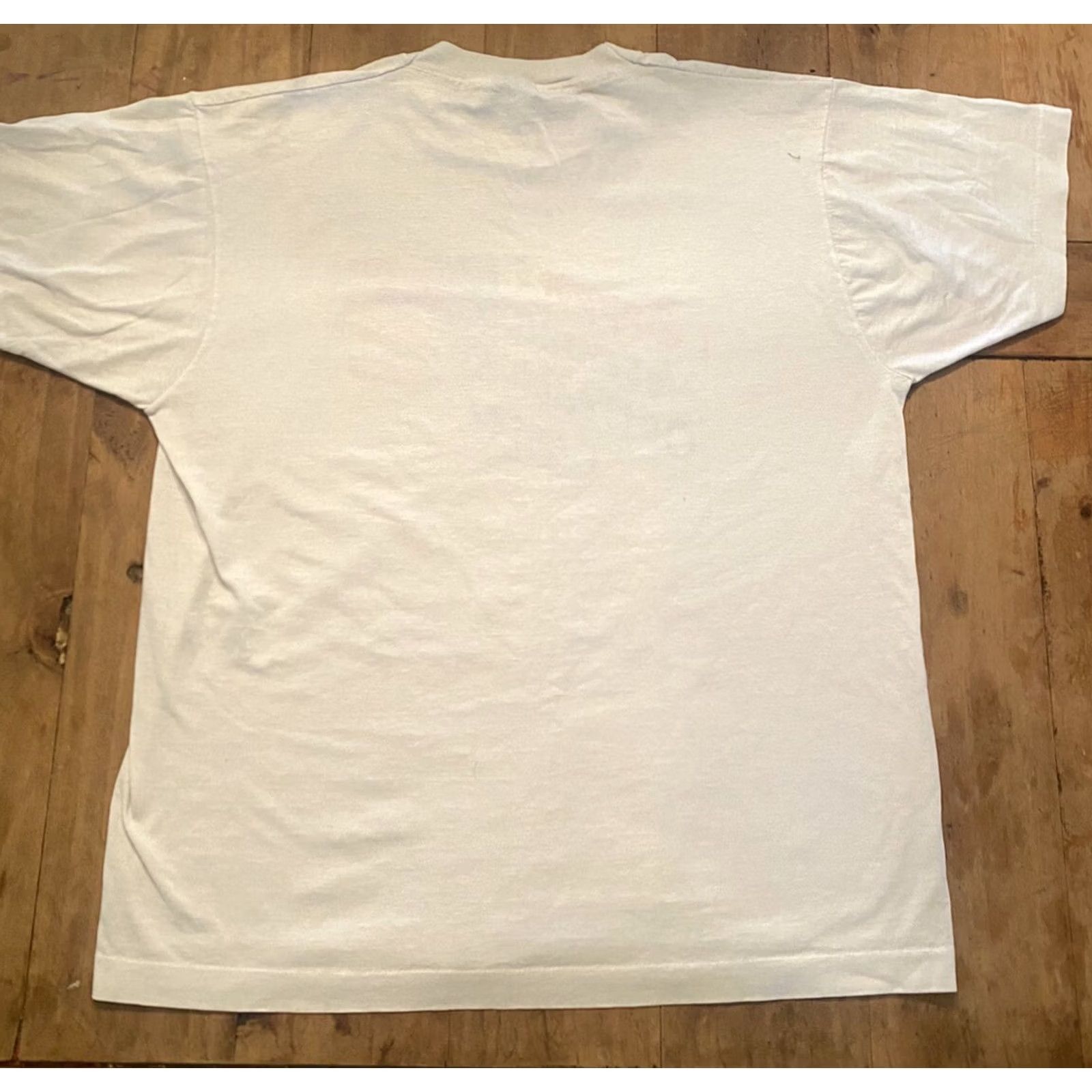 Vintage VTG I Support Veterans Outreach Center Single Stitched T-Shirt XL Shirt Mens White 1990s Screen Stars Best Size US XL / EU 56 / 4 - 4 Thumbnail