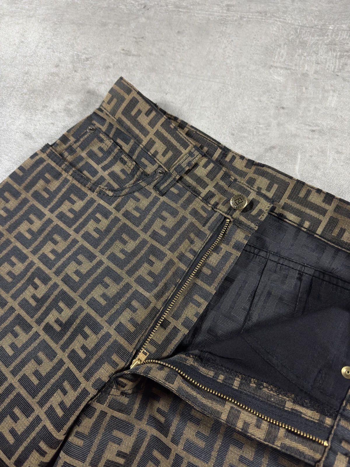Fendi Fendi Zucca Monogram Pants luxury Size 30" / US 8 / IT 44 - 6 Thumbnail