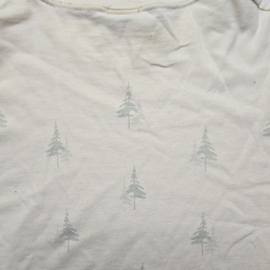 Artisan Outfitters Vintage Artisans Winter Themed L Cream AOP Tree Print Shirt Size US L / EU 52-54 / 3 - 9 Thumbnail