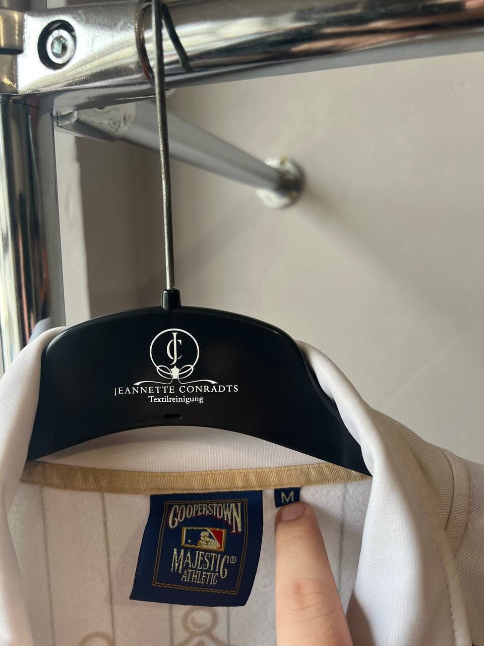 Majestic 80’S NEW YORK YANKEES BASEBALL ZIP COOPERSTOWN JACKET SZ M Size US L / EU 52-54 / 3 - 5 Thumbnail