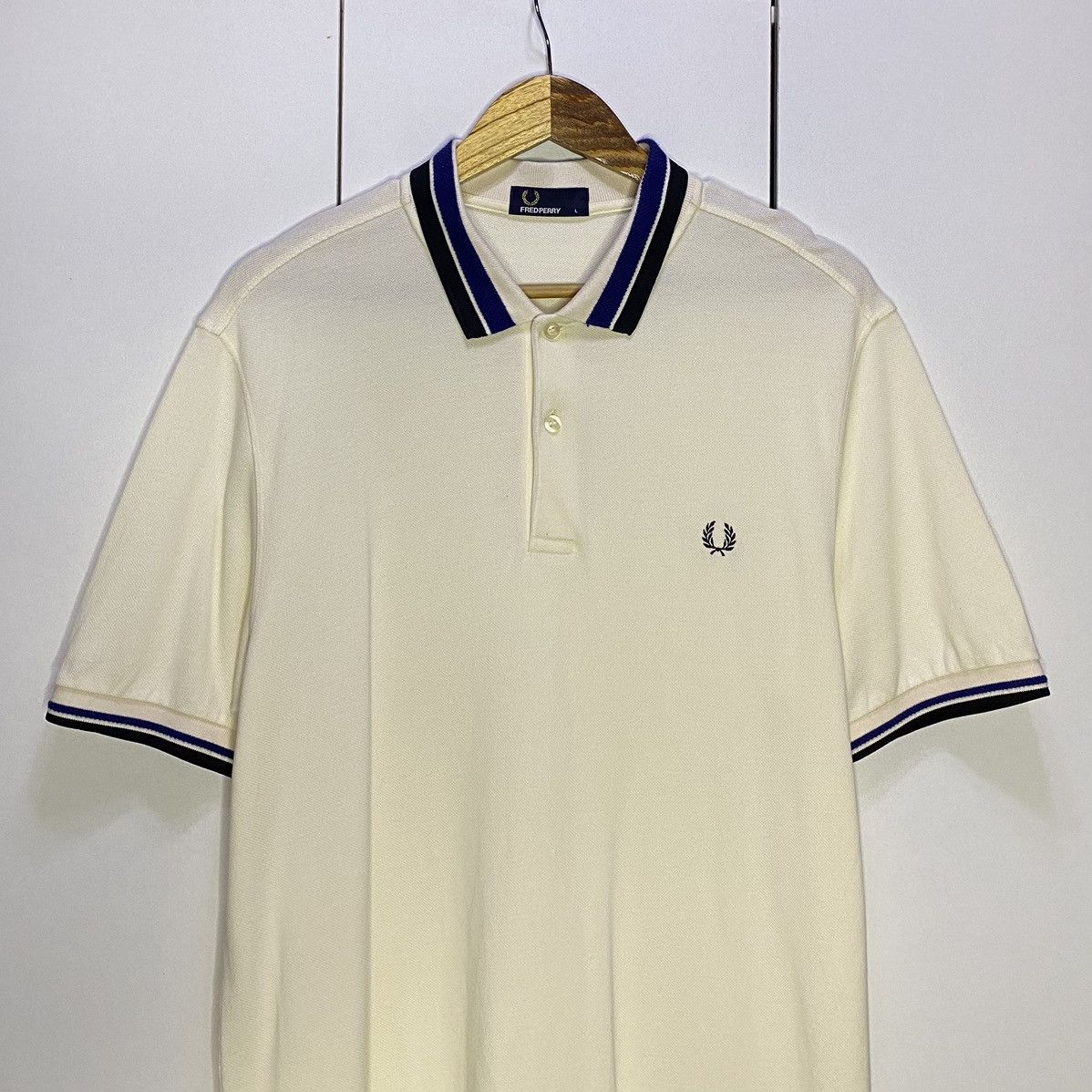 Fred Perry Fred Perry Men’s Polo Shirt | Cream Beige Large Size US L / EU 52-54 / 3 - 4 Thumbnail