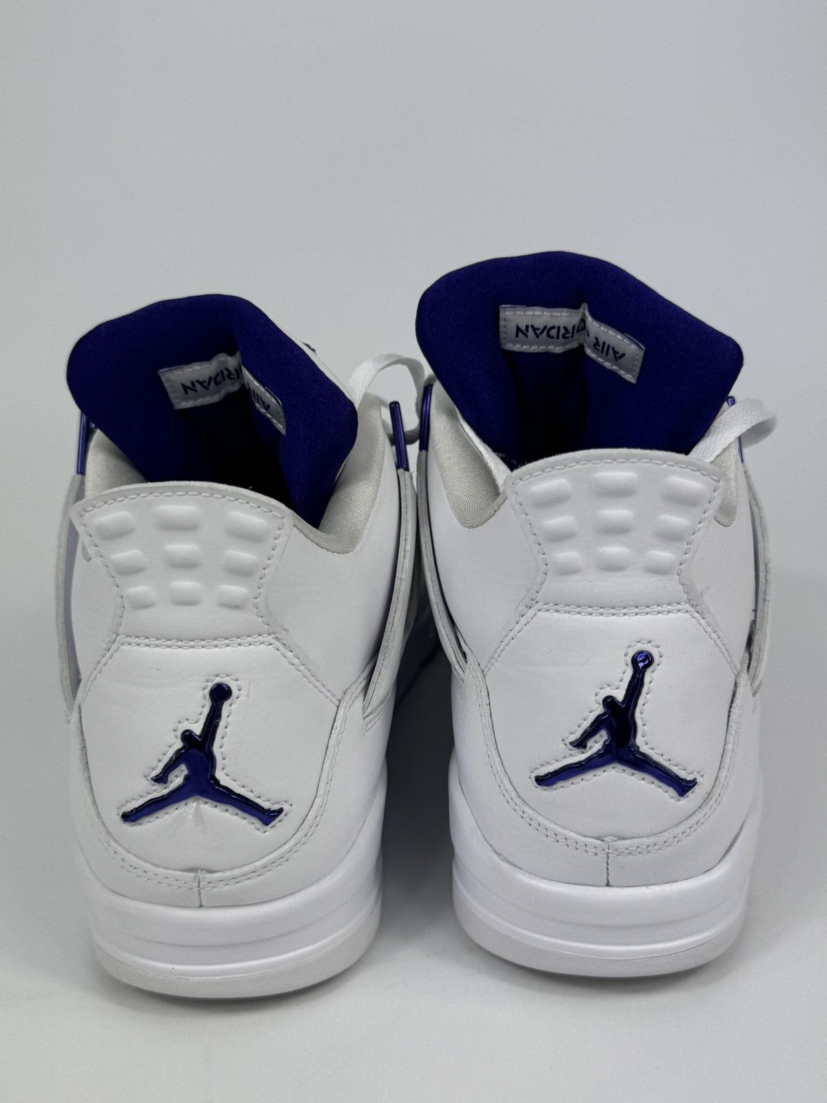 Jordan Brand JORDAN 4 RETRO METALLIC PURPLE SNEAKERS Size US 11 / EU 44 - 4 Thumbnail