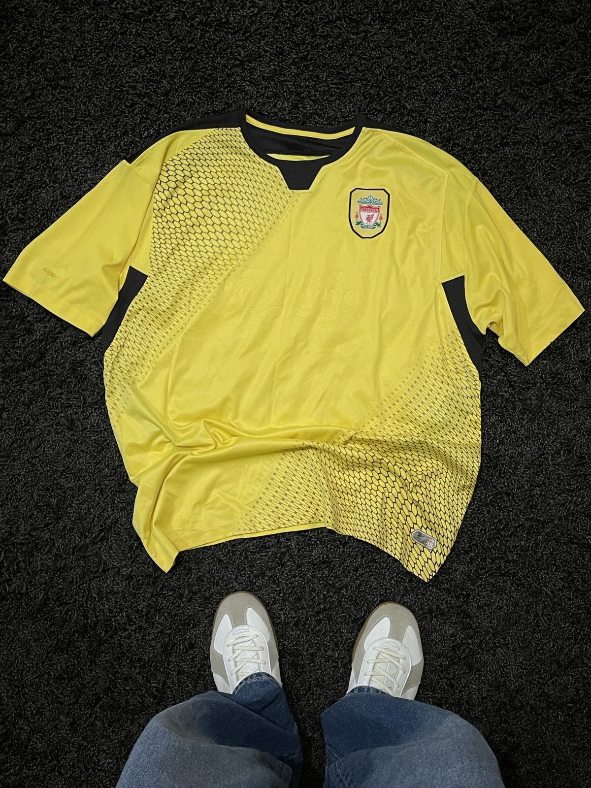 Reebok VINTAGE 2003 LIVERPOOL REEBOK AWAY SOCCER JERSEY BLOKECORE Size US XL / EU 56 / 4 - 5 Thumbnail