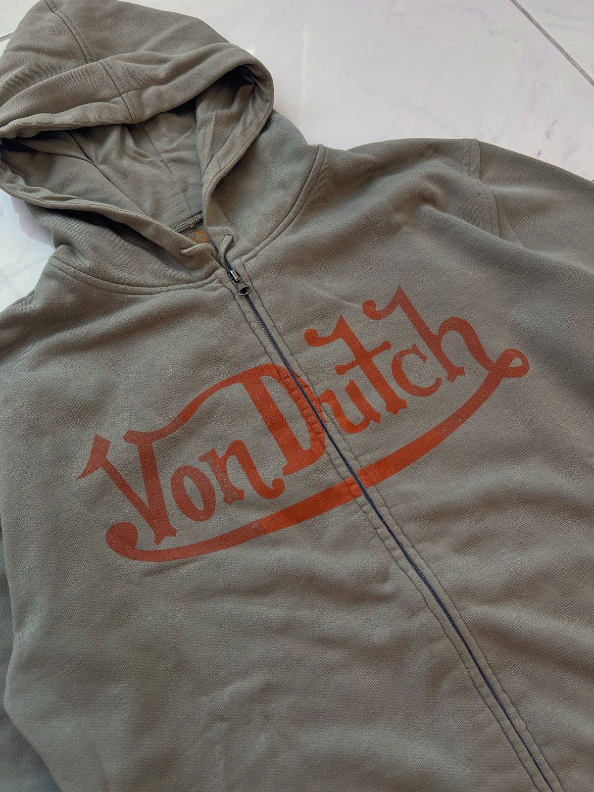 Japanese Brand × Von Dutch Vintage Y2K Von Dutch Race 13 Zip Up Hoodie Size US M / EU 48-50 / 2 - 6 Thumbnail