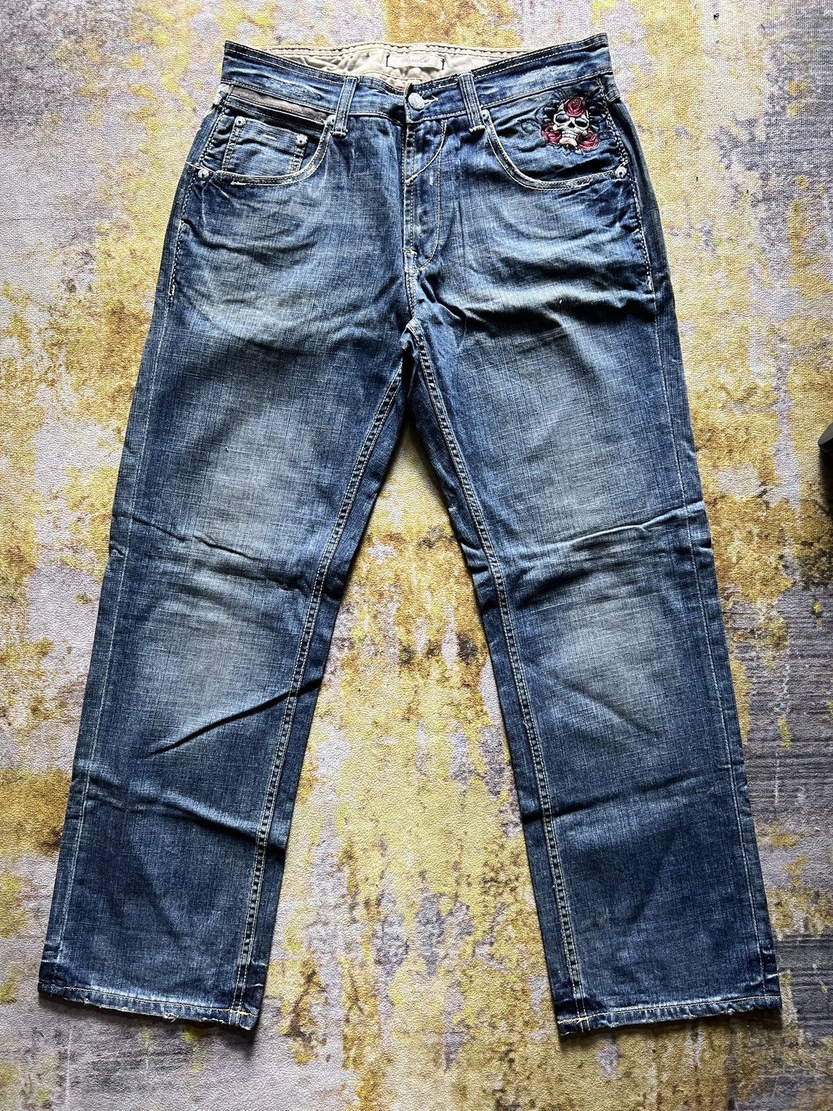 Marc Ecko Merc Ecko embroidery pants jeans Size US 34 / EU 50 - 4 Thumbnail