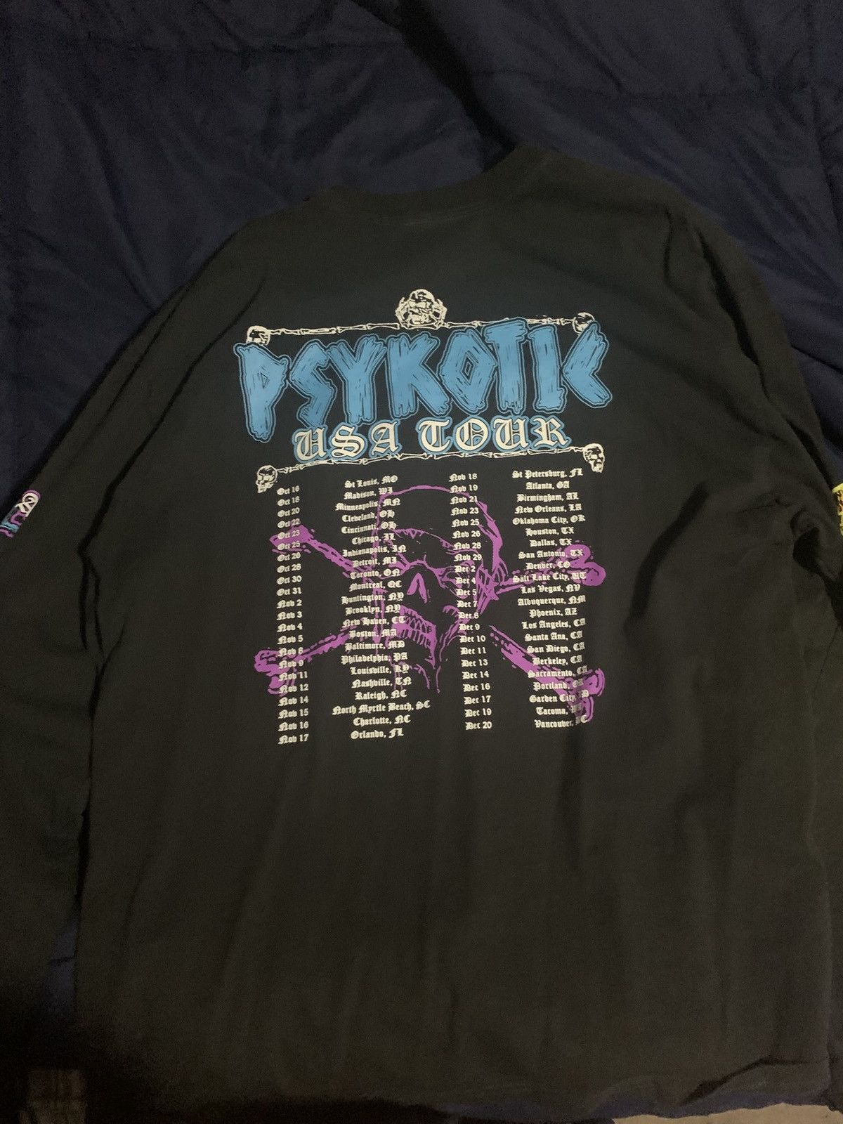 2025 Osamson Psykotic US tour cat ritual long sleeve