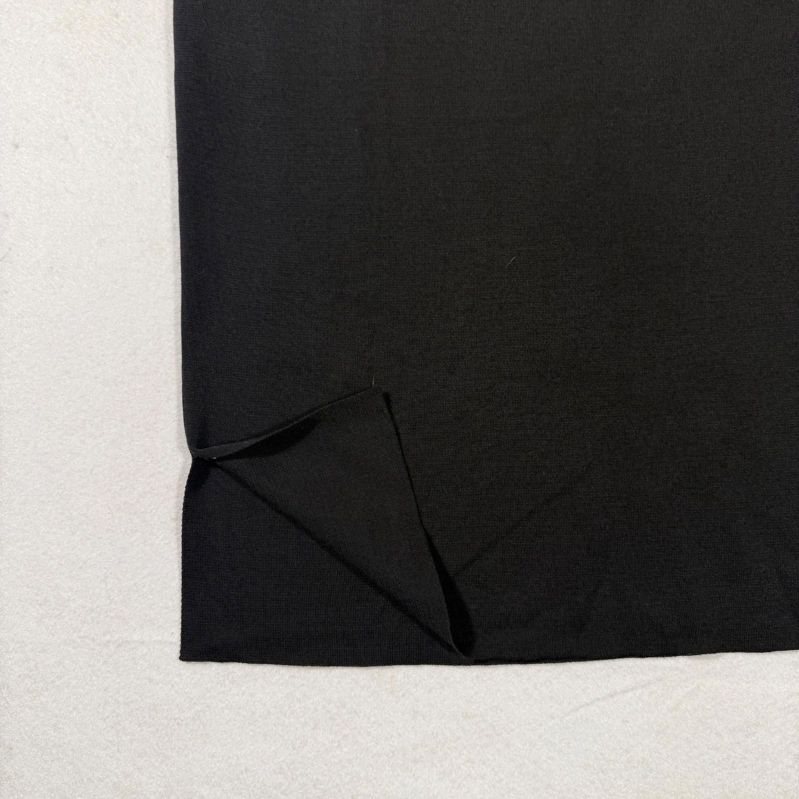 St. John St. John Essentials Size 10 Black Knit Dress 3/4 Sleeve Size L / US 10 / IT 46 - 3 Thumbnail