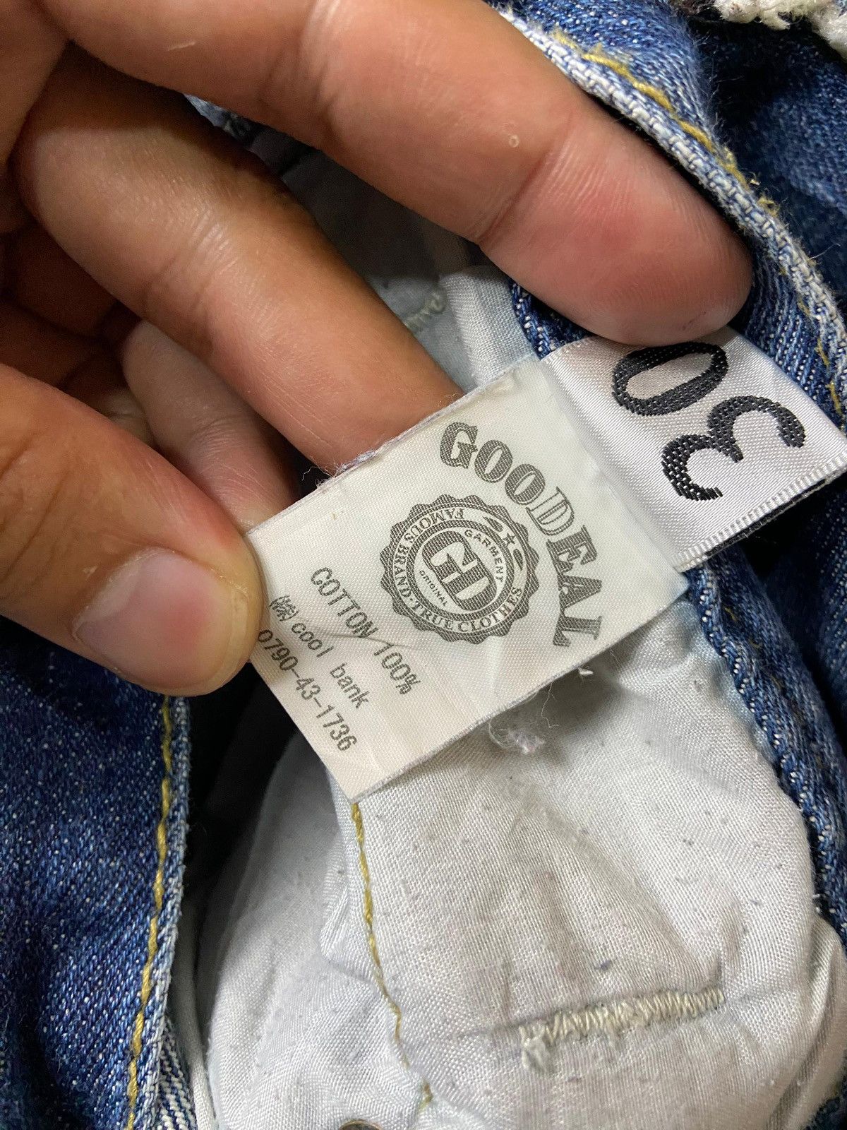 Japanese Brand GD GOODEAL Distressed Denim Jeans (149) Size US 32 / EU 48 - 5 Thumbnail