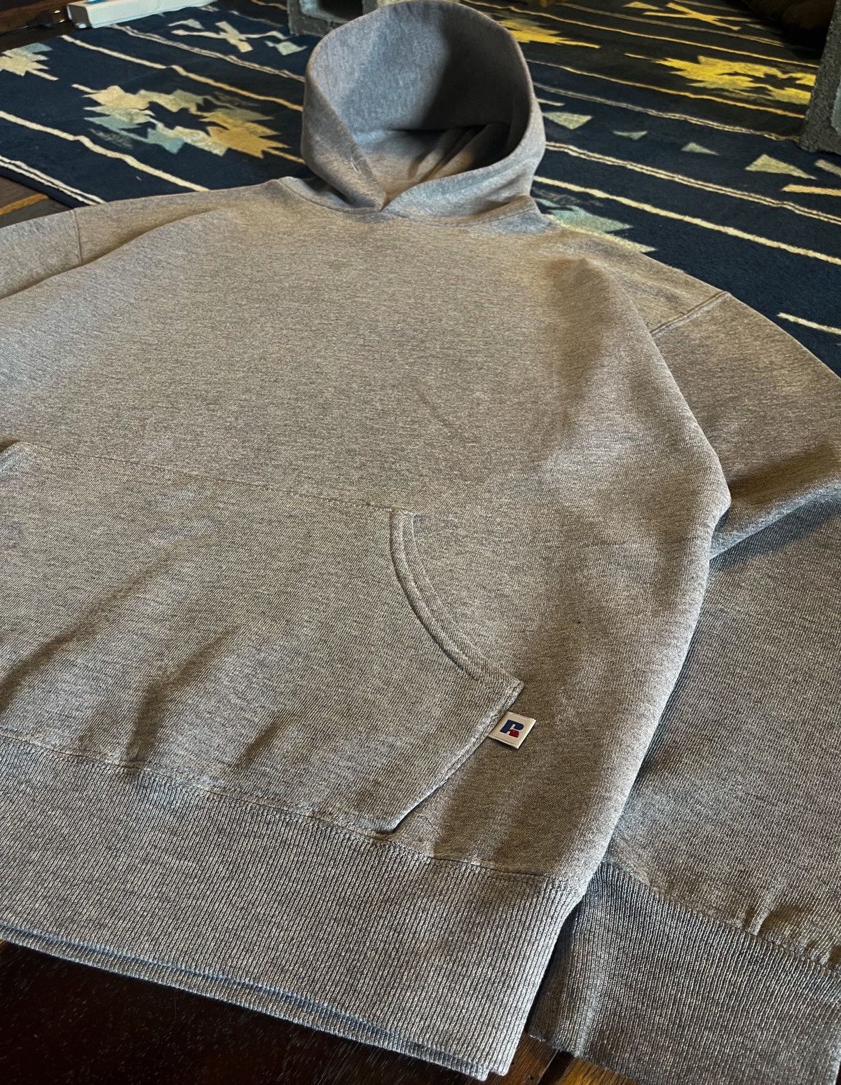 Russell Athletic RUSSELL Vintage Hoodie (1980s) – Grey Size US XL / EU 56 / 4 - 4 Thumbnail