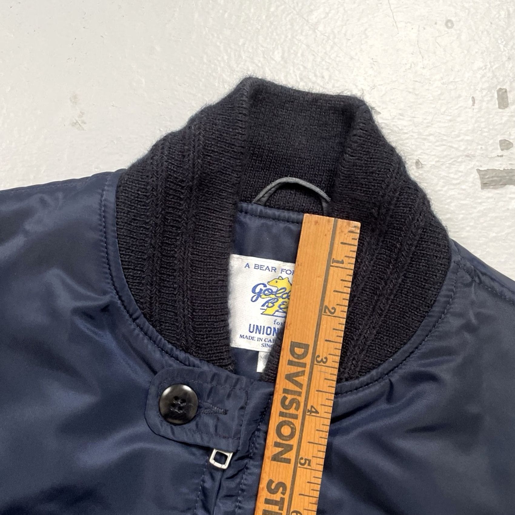 Golden Bear Golden Bear x UnionMade Nylon Military Style Bomber Jacket Unisex Adults S Blue USA Vintage Heritage SF Union Made Army College Military Jacket Size US S / EU 44-46 / 1 - 5 Thumbnail
