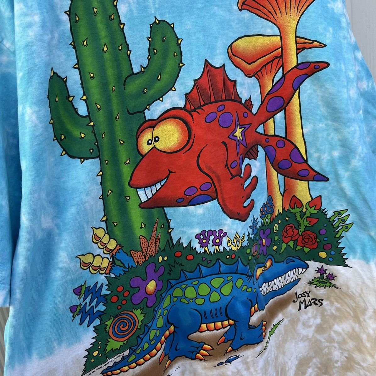 Liquid Blue × Vintage Late 90’s Joey Mars x Liquid Blue Paleon Ocean Tee XXL Size US XXL / EU 58 / 5 - 3 Thumbnail