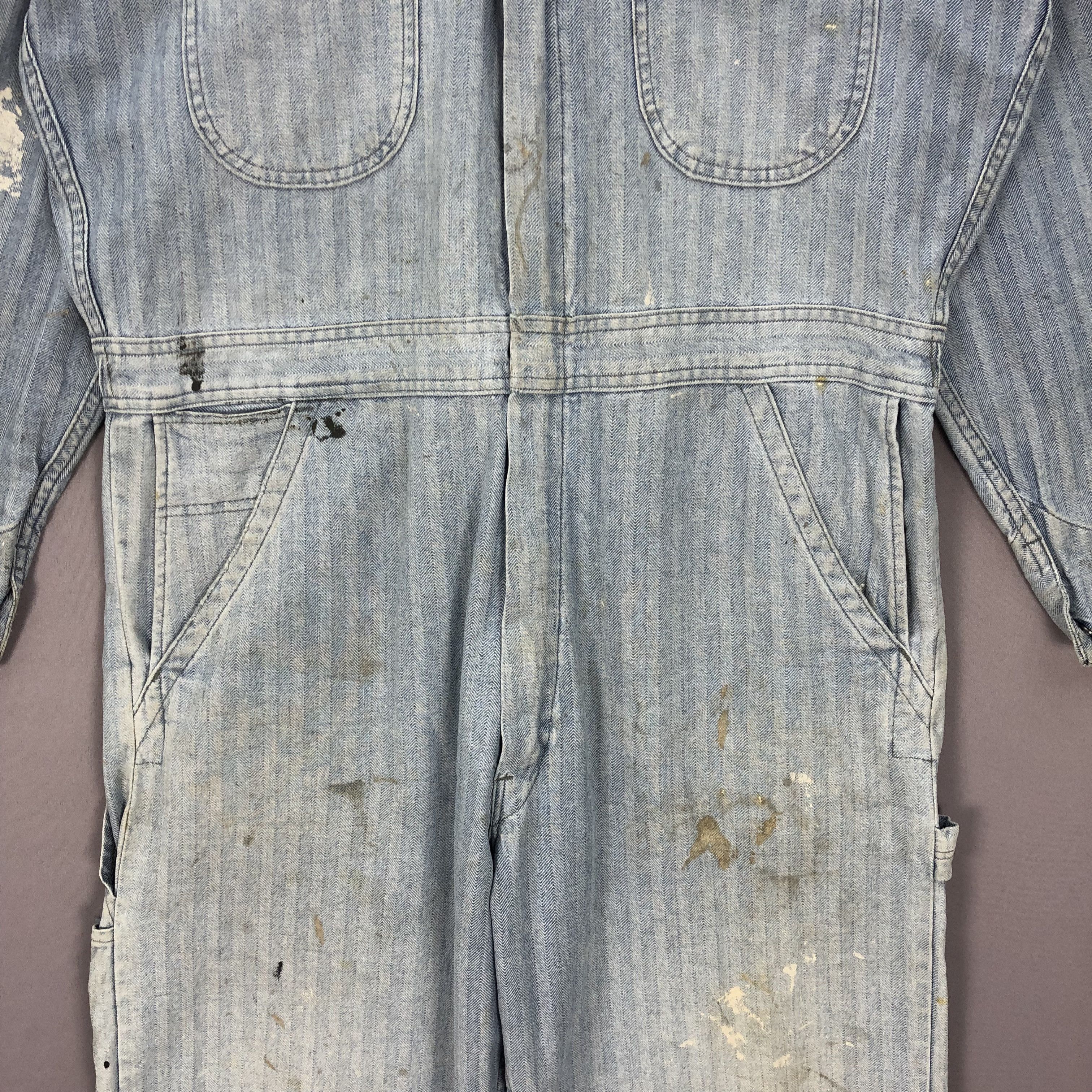 Dickies × Vintage Dirty Vintage 70s Dickies Workers Mechanics Overalls Size US 40 / EU 56 - 9 Thumbnail