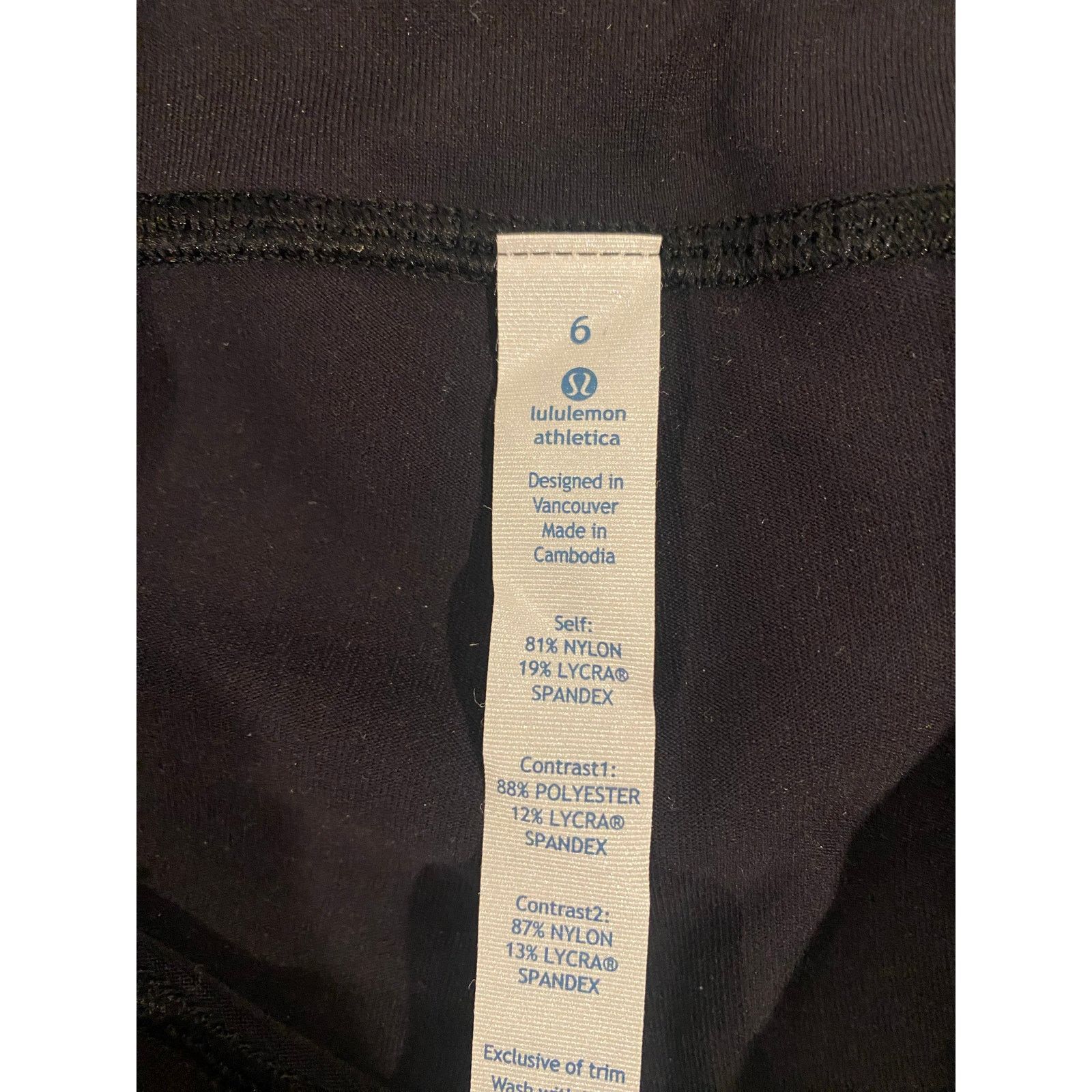 Lululemon Lululemon Womens Cropped Leggings excellent condition Size 28" / US 6 / IT 42 - 3 Thumbnail