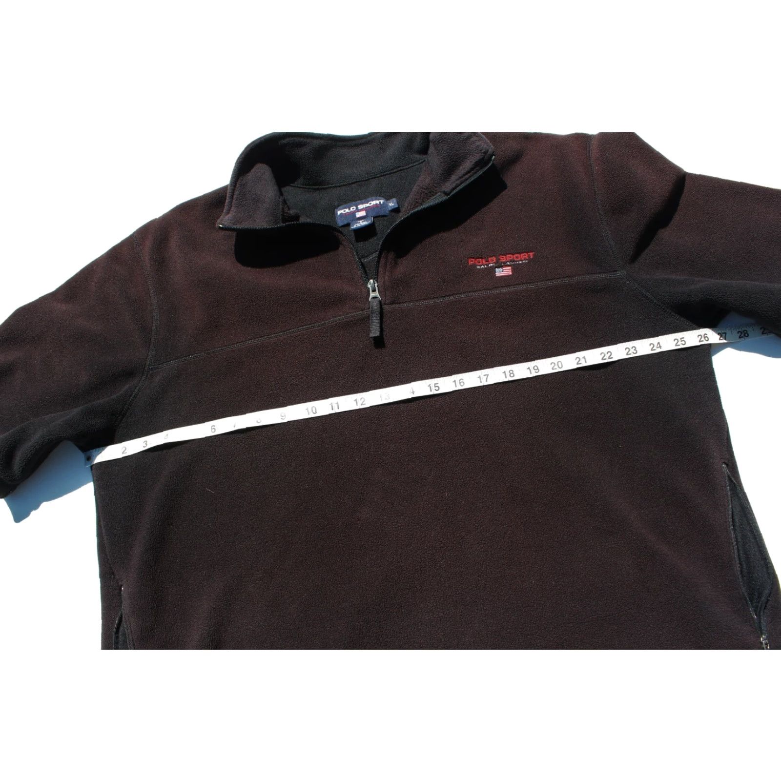 Vintage VINTAGE Polo Sport RL Polartec ¼ zip Fleece Pullover Short Sleeve Black XL Polo Sport Shirt Men XL Black 1980s Sports Sweatshirt 1/4 Zip Size US XL / EU 56 / 4 - 5 Thumbnail