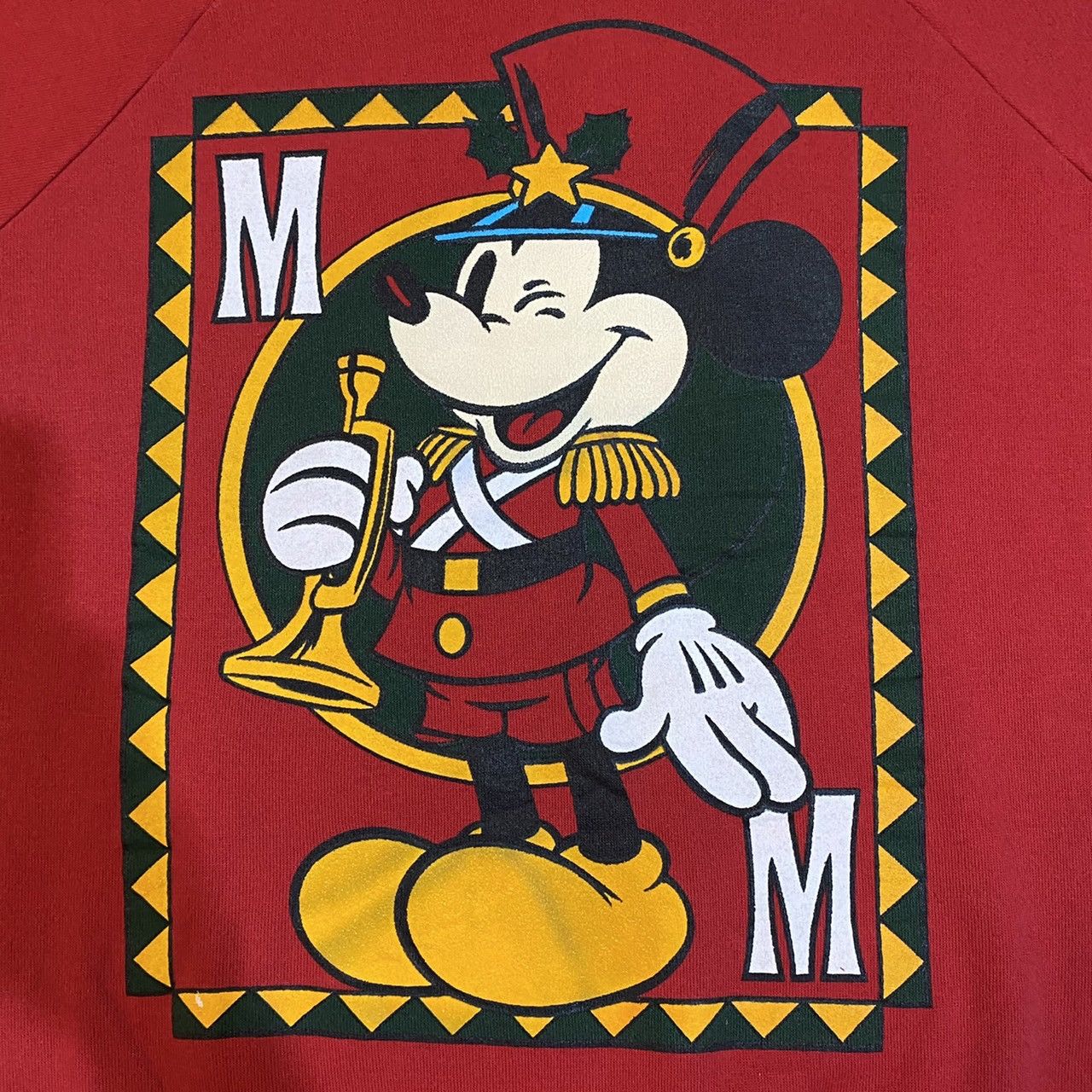 Mickey Mouse vintage mickey mouse sweatshirt red Size US M / EU 48-50 / 2 - 2 Thumbnail