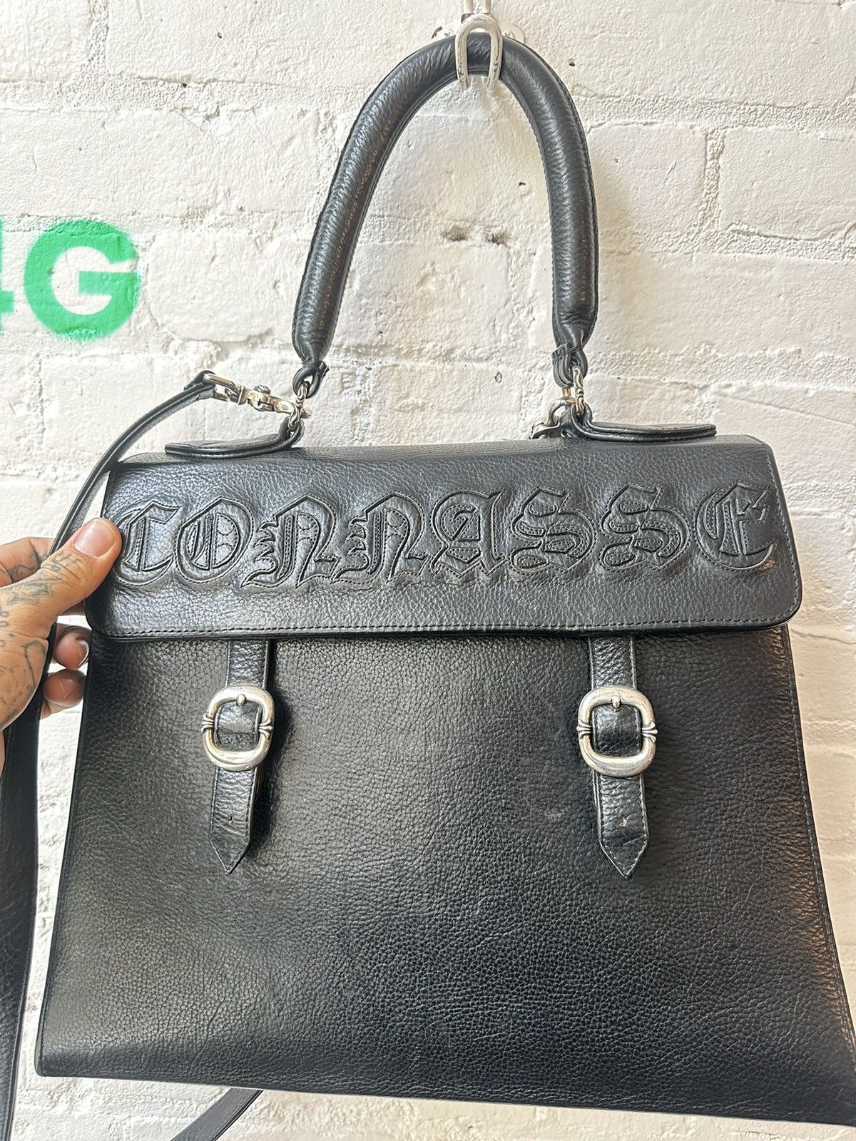 Chrome Hearts Chrome Hearts FRENCH CUNT BITCH CONNASSE XL Travel Bag Size ONE SIZE - 15 Thumbnail