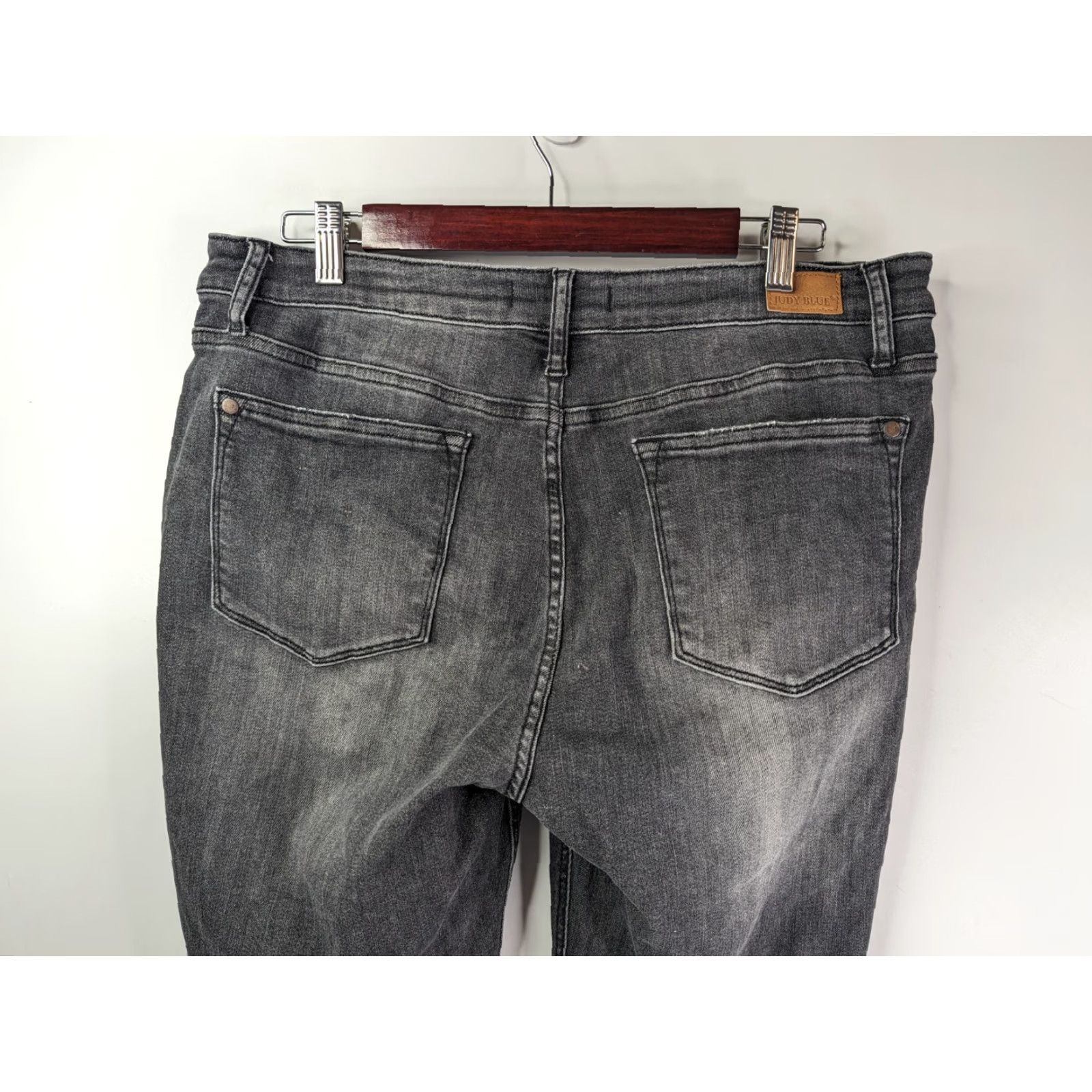 Denime Judy Blue Jeans Womens 15/32 Skinny Fit Grey Wash Denim JB8858 Los Angeles Size 36" / US 14 / IT 50 - 5 Thumbnail