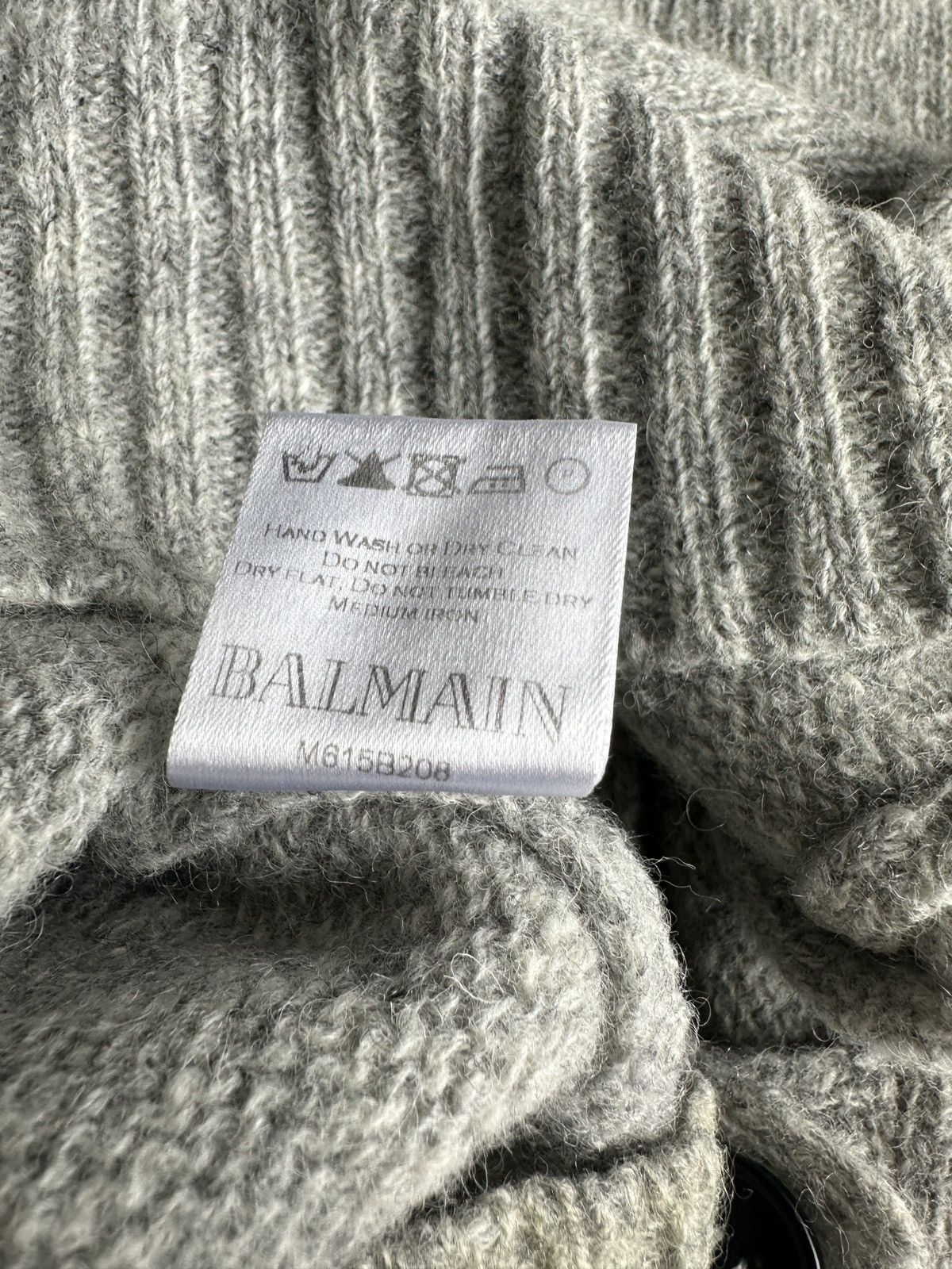 Balmain Balmain Homme AW10 Shetland Wool cardigan Size US M / EU 48-50 / 2 - 11 Thumbnail