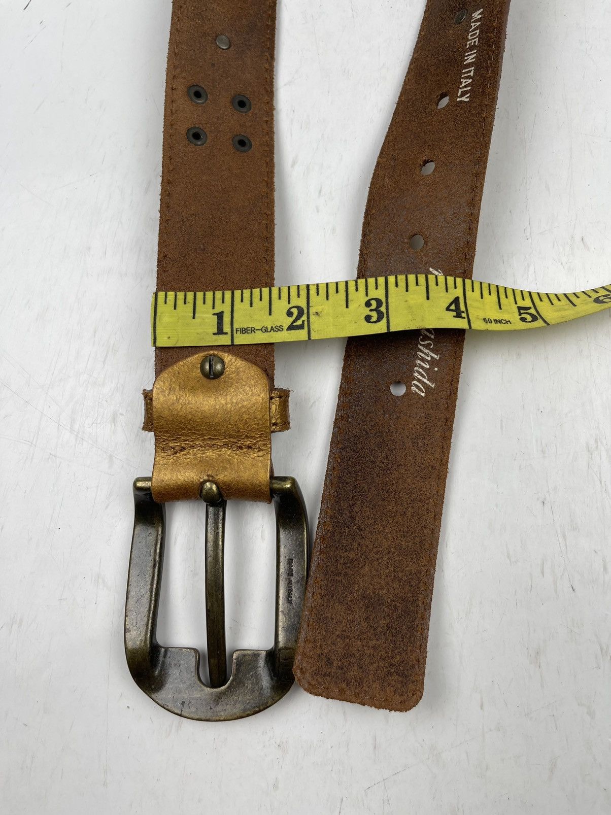 Japanese Brand × Seditionaries jun ashida made in italy studded leather belt tc34 Size ONE SIZE - 8 Thumbnail