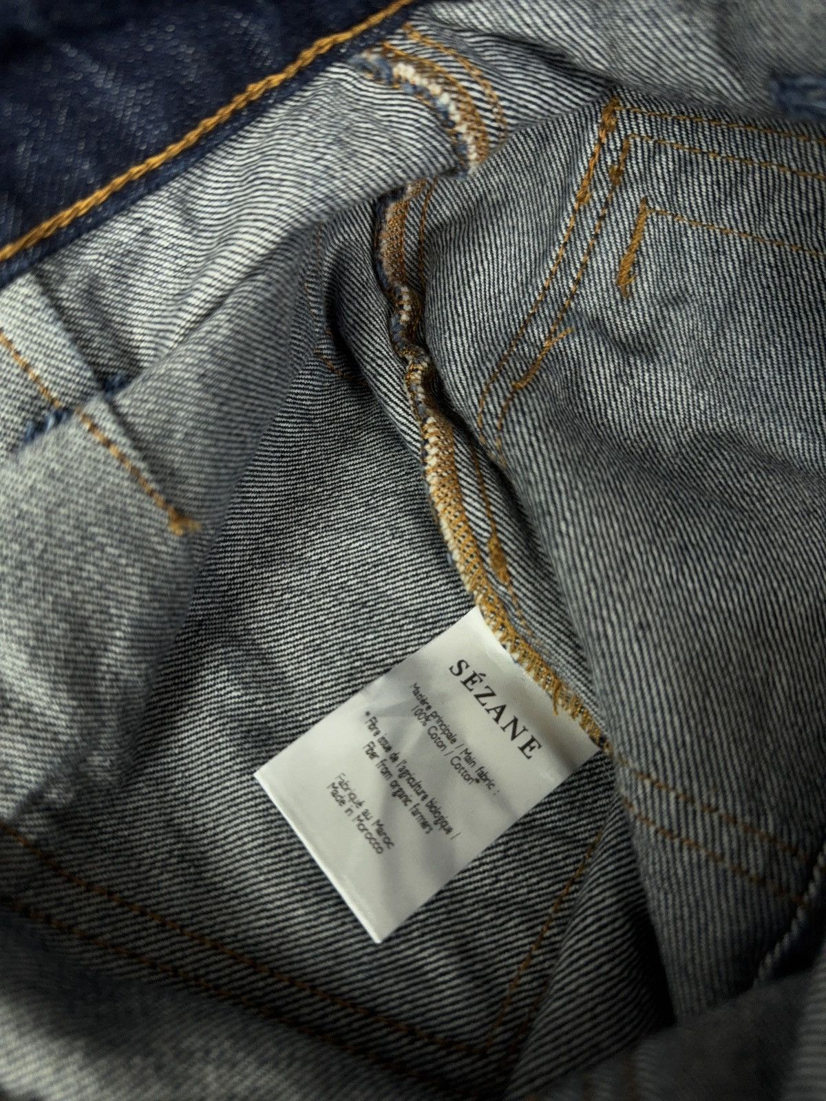Sezane Luxury Designer 00s Retro Sezane Flared denim pants jeans Size 26" / US 2 / IT 38 - 6 Thumbnail