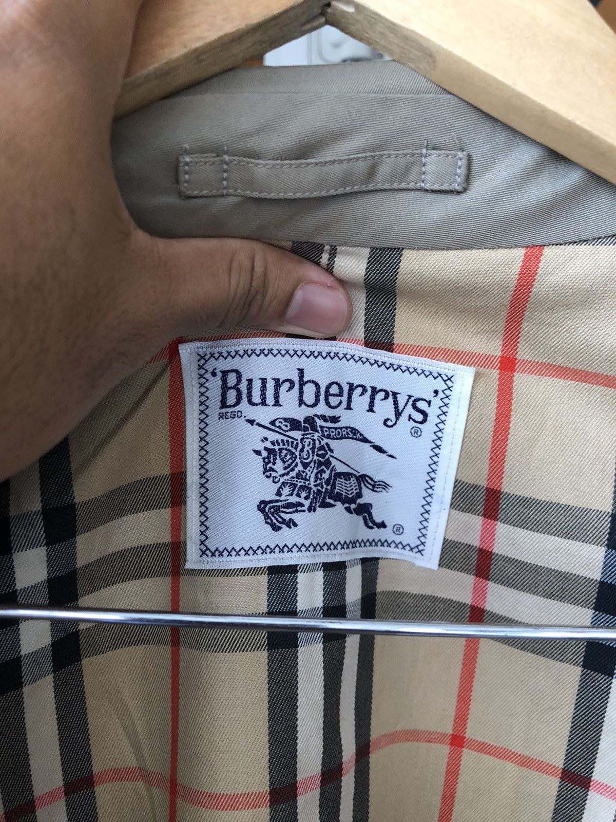 Vintage Burberry Japan Made Nova Check Trench Coat