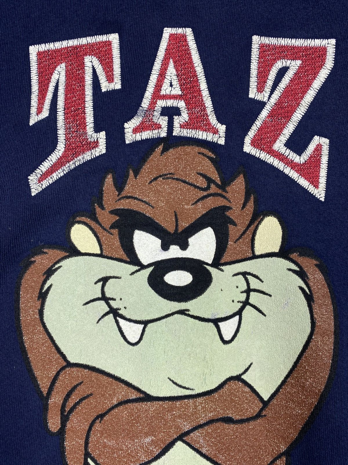 Warner Bros Taz Tasmanian Devil Warner Bros Distressed Sweatshirt USA Size US XXL / EU 58 / 5 - 7 Thumbnail