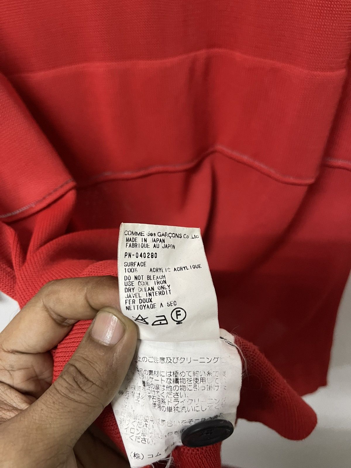 Comme des Garcons Homme Plus AW 1995 COMME DES GARCONS HOMME PLUS BUTTON CARDIGAN RARE Size US M / EU 48-50 / 2 - 18 Thumbnail
