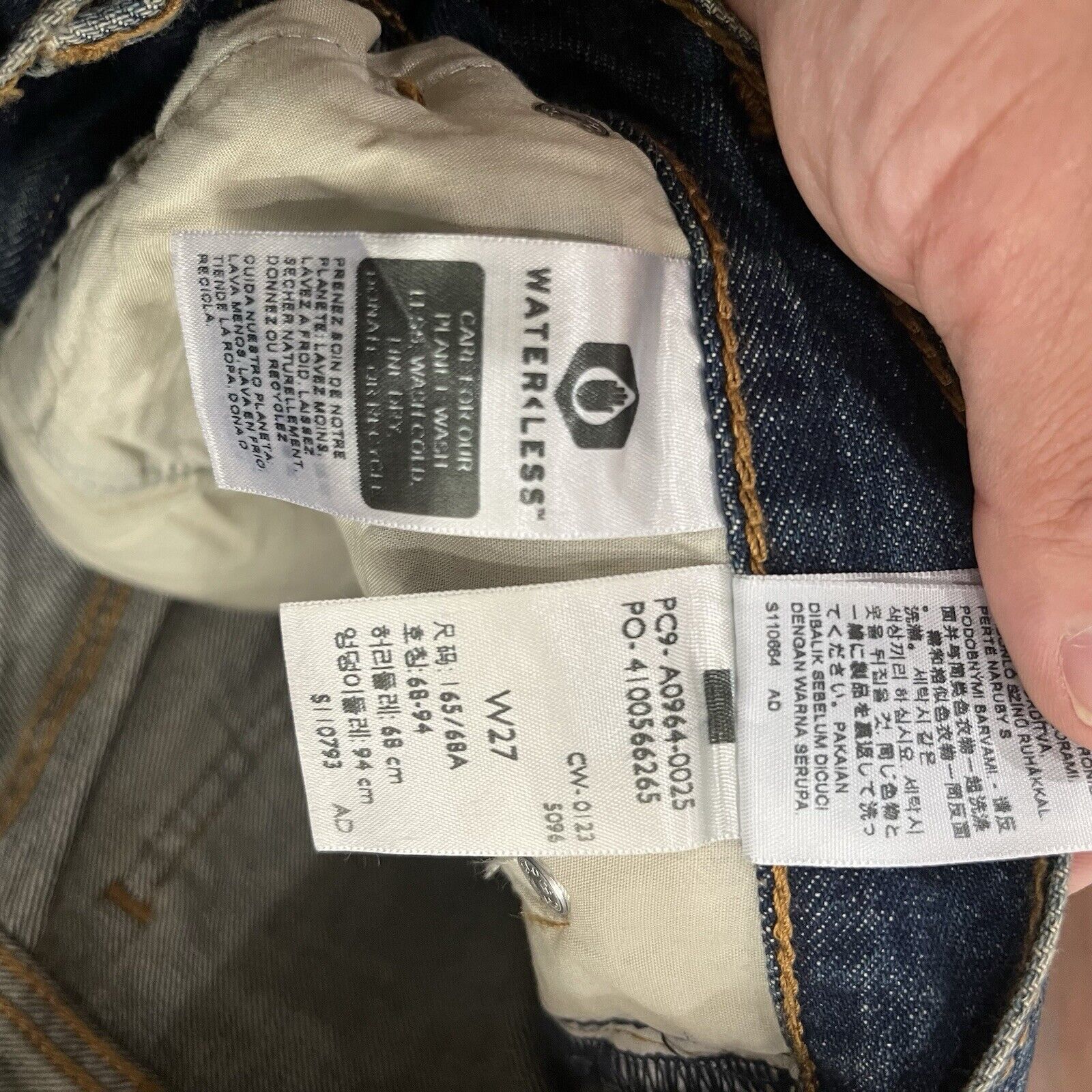 Levi's Levis Jeans Womens 27x30 Blue Low Pro Mid Rise NWT Size 27" / US 4 / IT 40 - 10 Thumbnail