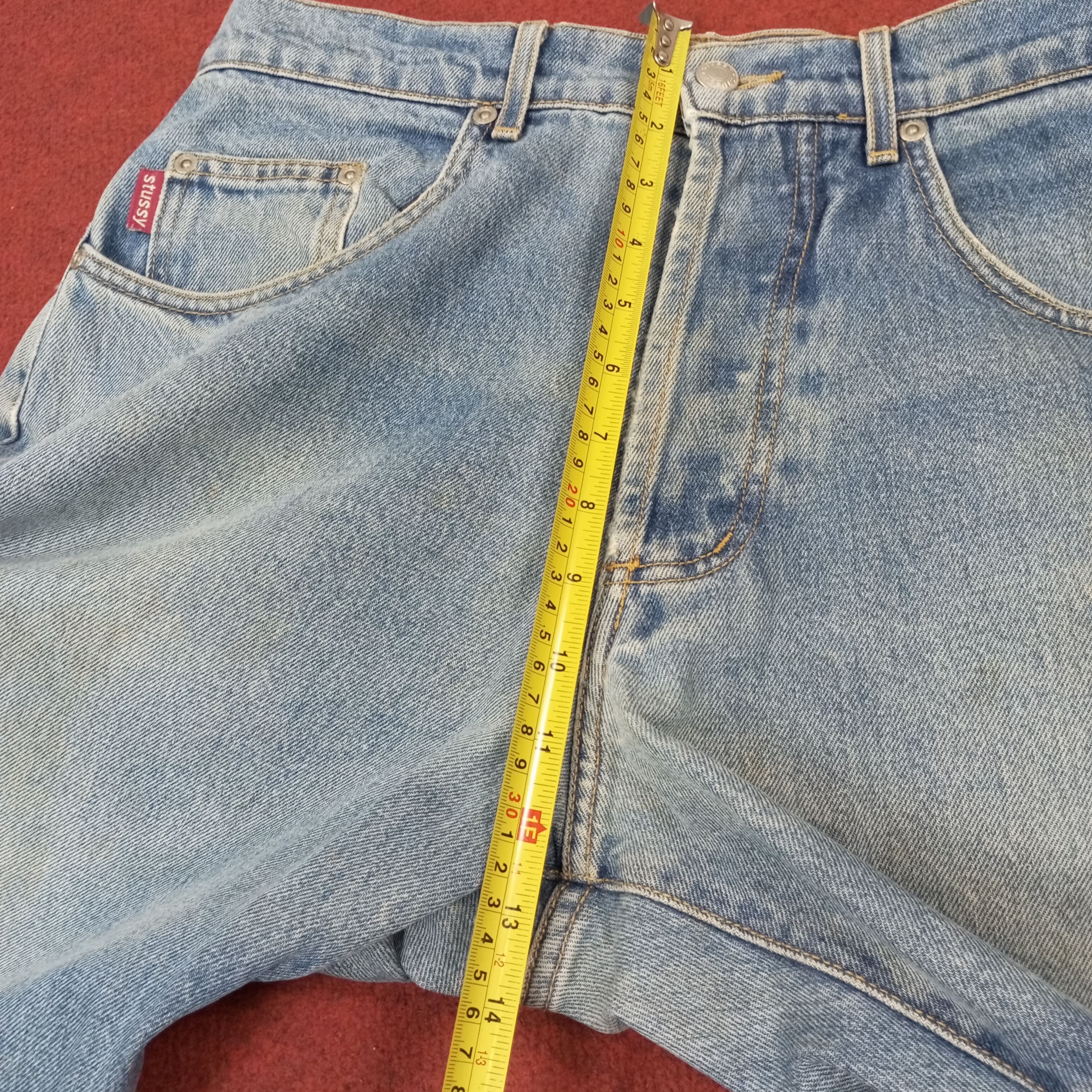 Stussy × Vintage Stussy Made In USA Streetwear Custom Art Jeans c217n28 Size US 32 / EU 48 - 8 Thumbnail