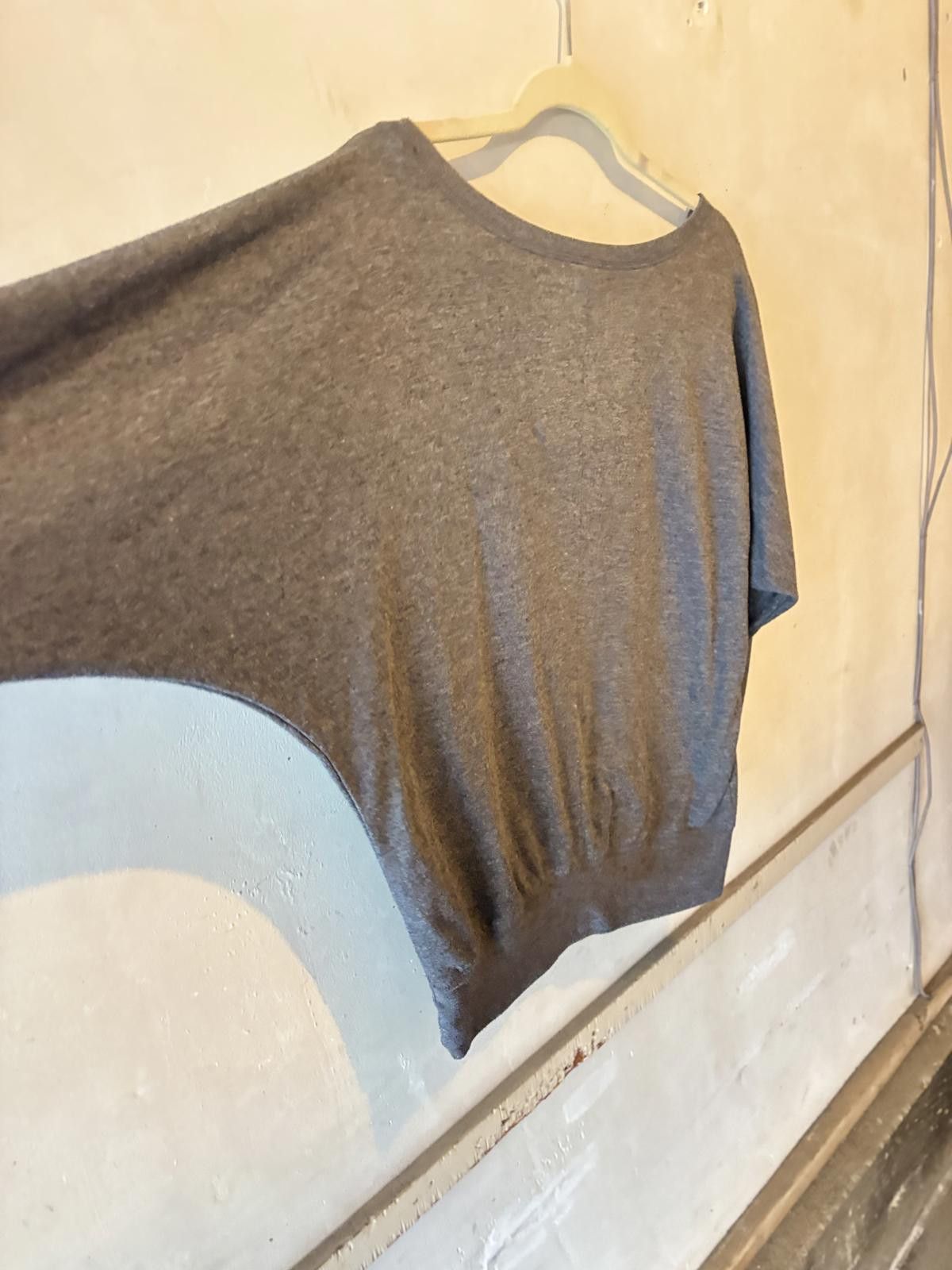 Other OM & AH London Gray Women's Jersey Top with Quote Size M / US 6-8 / IT 42-44 - 6 Thumbnail