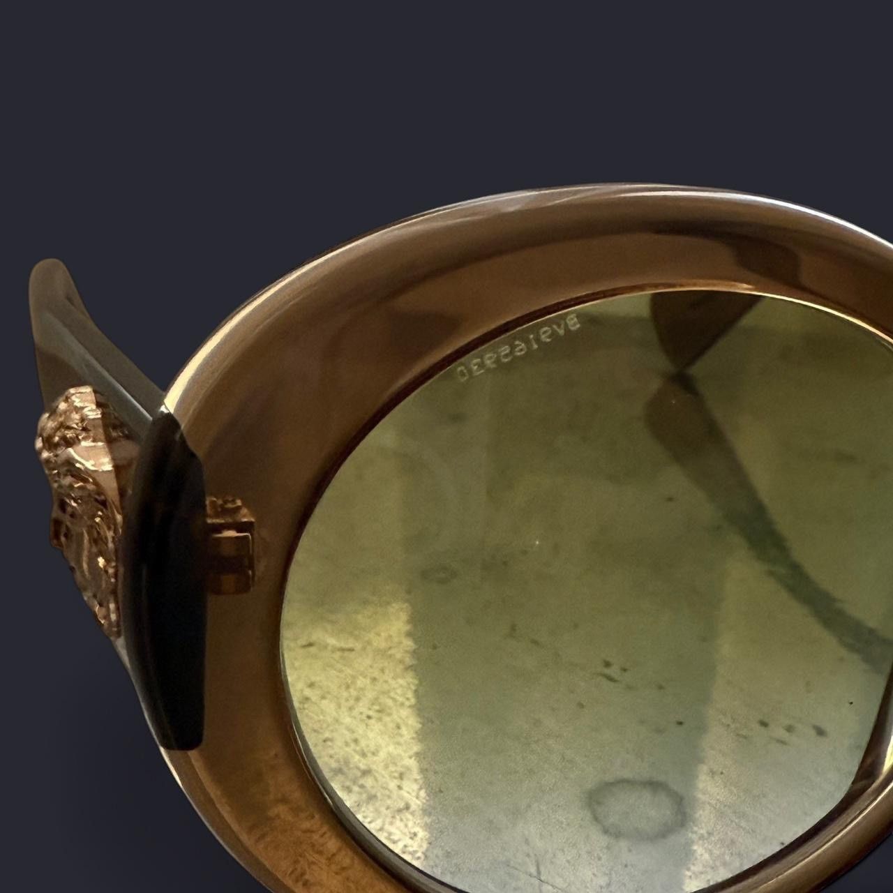 Versace Versace Brown and Gold Round Women’s Sunglasses Size ONE SIZE - 5 Thumbnail