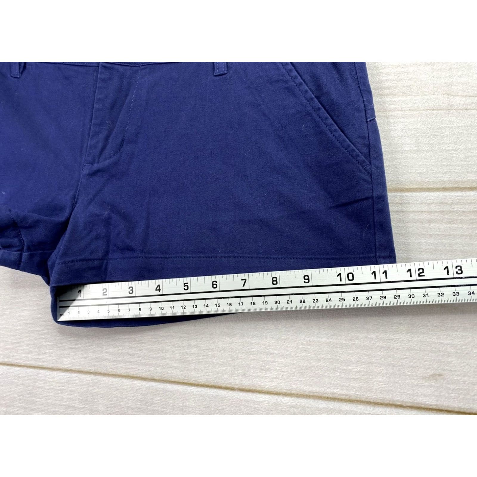 Volcom Volcom Shorts Juniors 11 Blue Chino Flat Front Zip Pockets Twill Cotton Blend Casual Streetwear Vintage: No Women Size 32" / US 10 / IT 46 - 7 Thumbnail