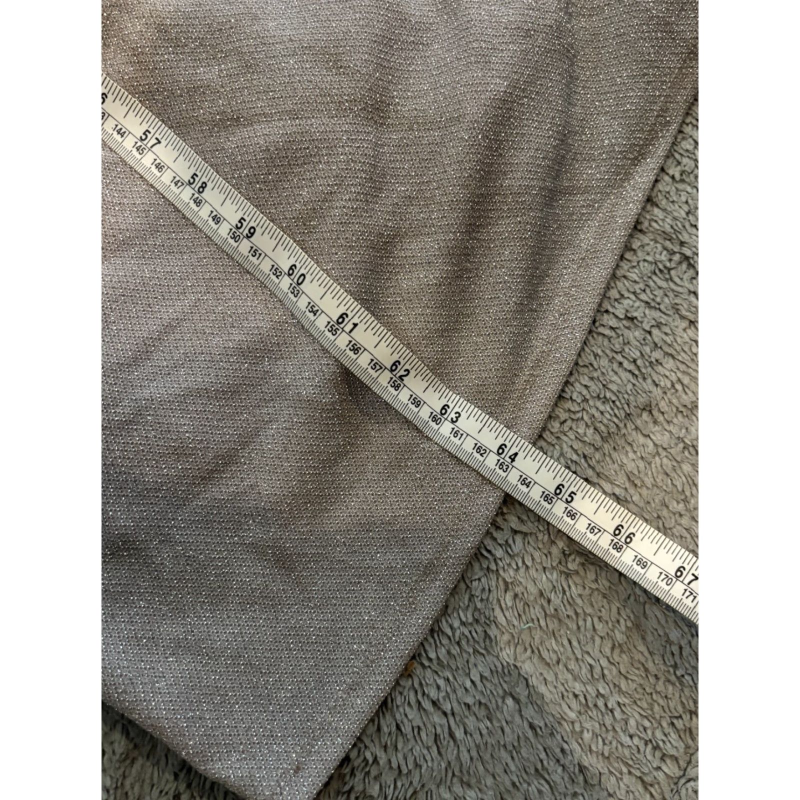 Laundry by Shelli Segal Laundry by Shelli Segal Maxi Dress Womens 14 Silver Sparkle Halter Neck Long Formal ✔ Size XL / US 12-14 / IT 48-50 - 4 Thumbnail